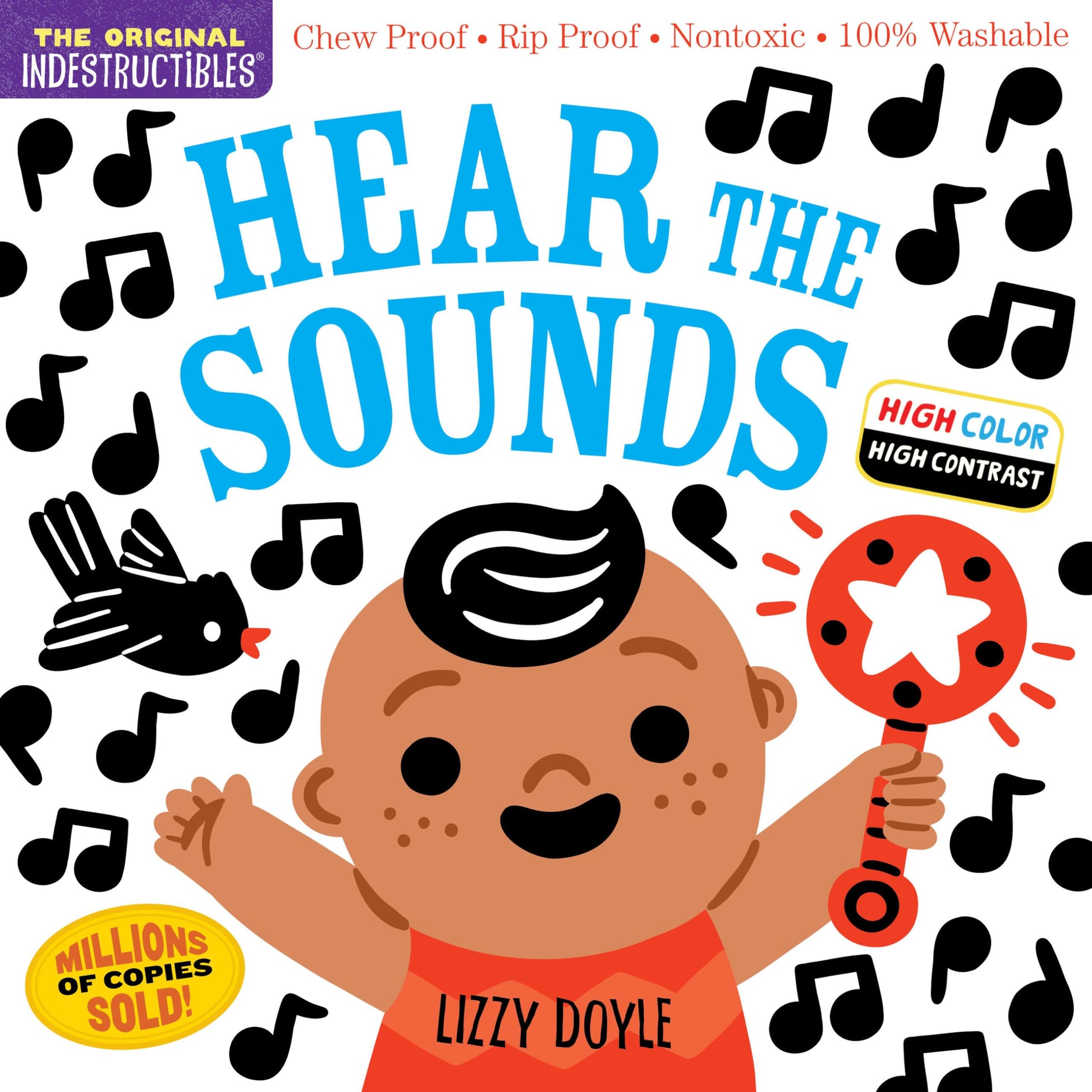 Libro: Indestructibles (The Original): Hear the Sounds (High Color High Contrast): Chew Proof · Rip Proof · Nontoxic · 100% Washable (Book for Babies, Newborn Books, Safe to Chew)