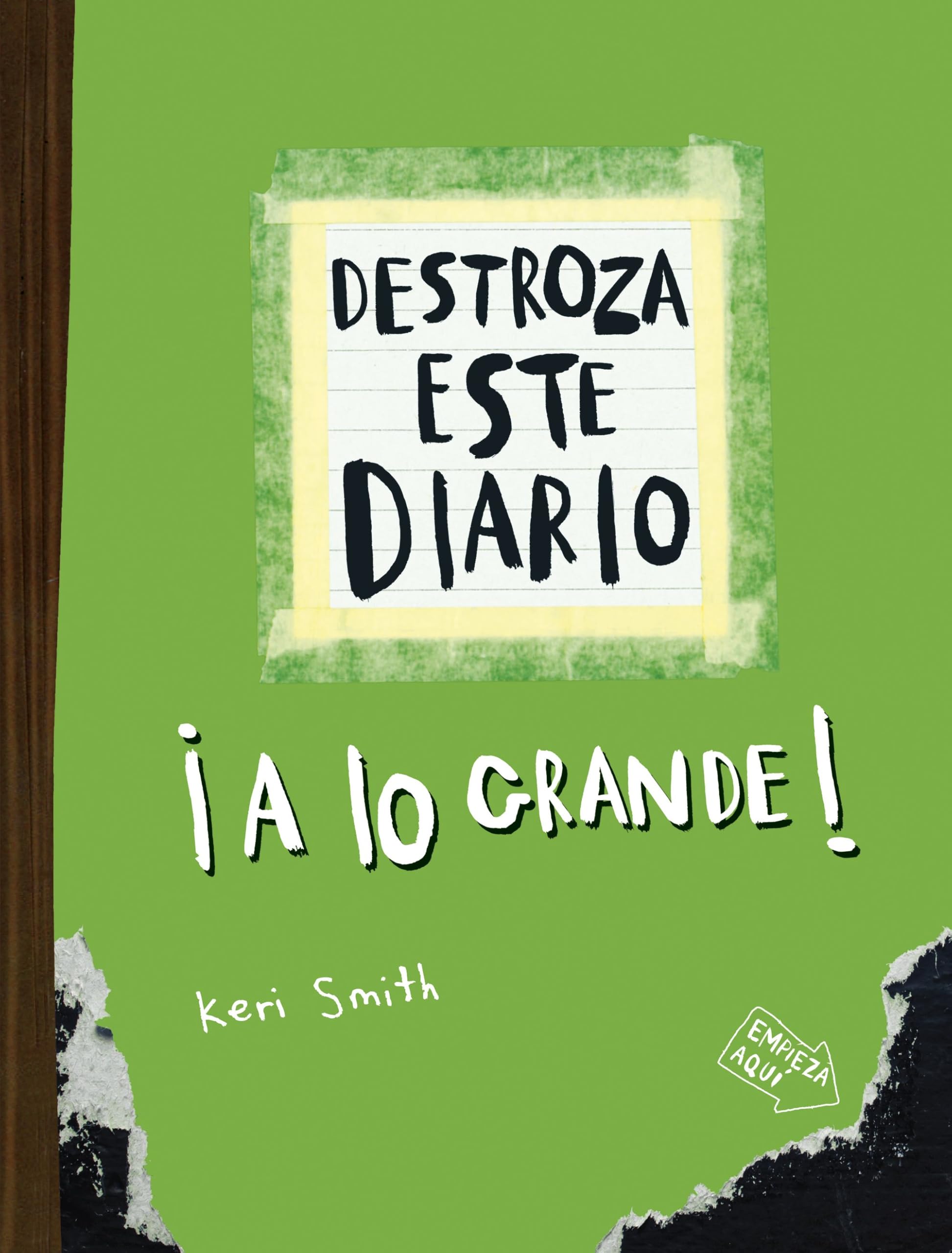 Libro: Destroza este diario. A lo grande - Verde flúor