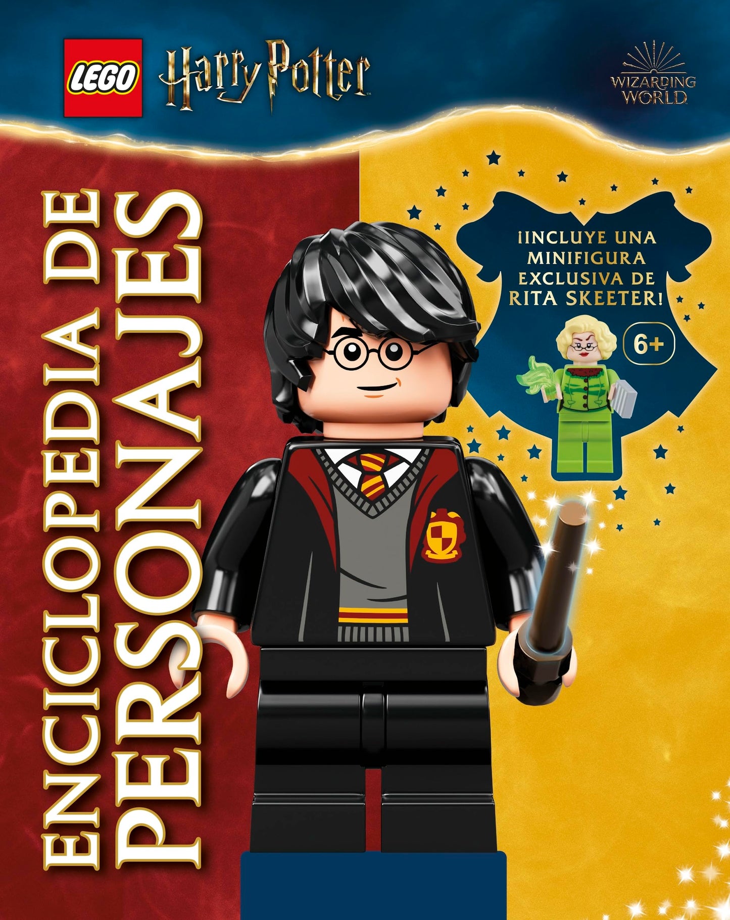 Libro: LEGO Harry Potter Enciclopedia de personajes: Incluye una minifigura exclusiva de Rita Skeeter