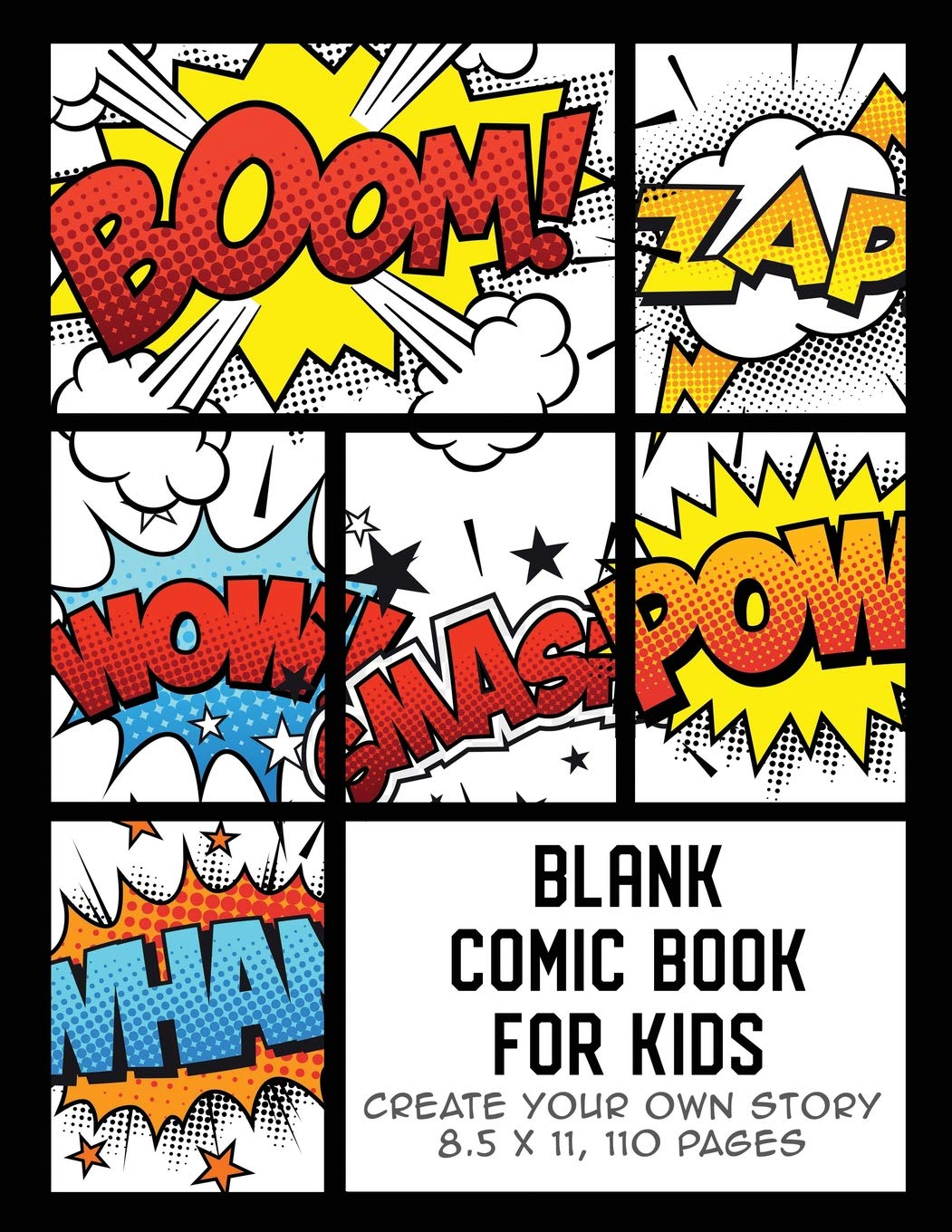 Libro: Blank Comic Book for Kids: Create Your Own Story, Comics & Graphic Novels