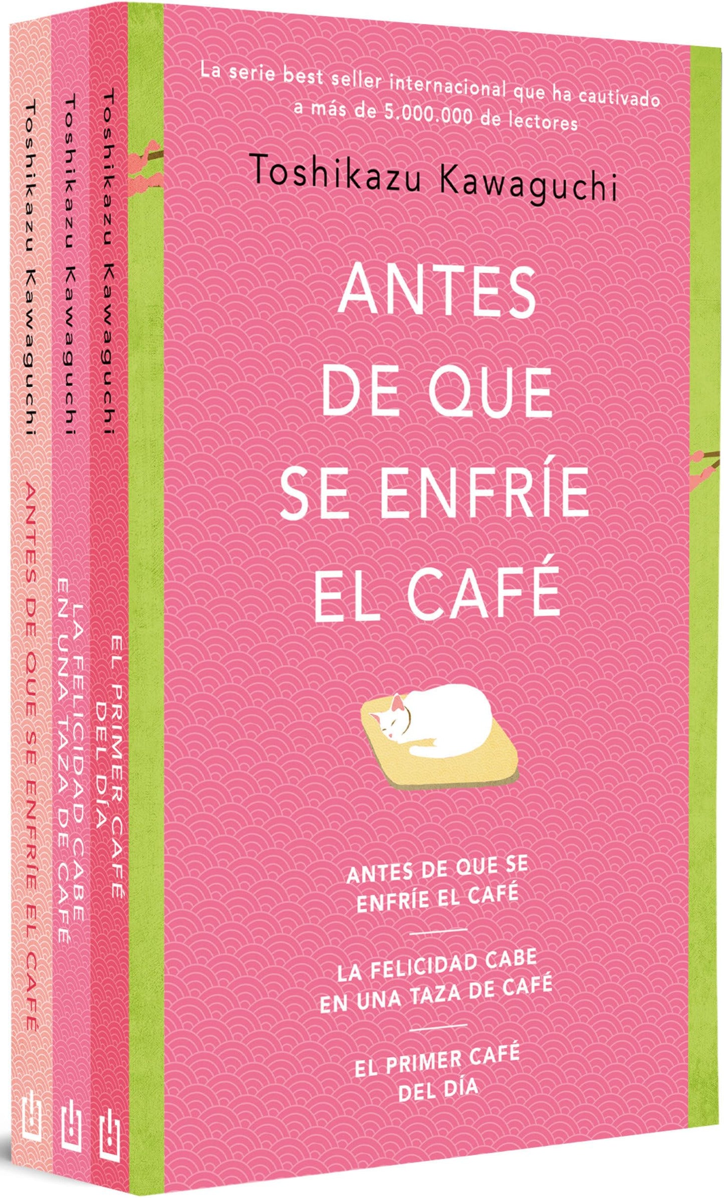 Libro: Pack Antes de que se enfríe el café: (Contiene: Antes de que se enfríe el café | La felicidad cabe en una taza de café | El primer café del día) (Best Seller)