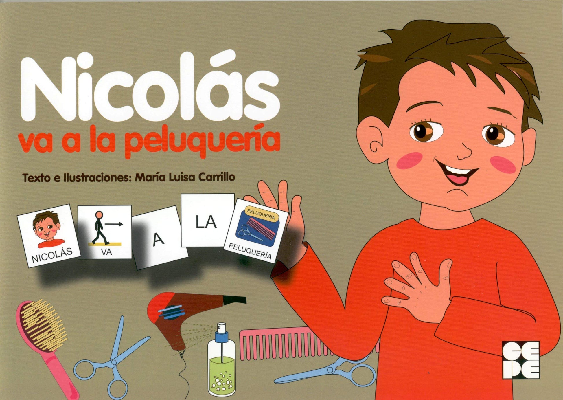 Libro: Pictogramas: Nicolás va a la peluquería