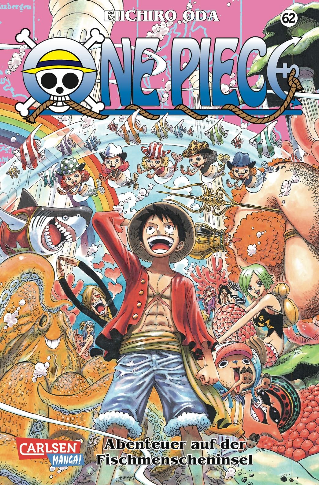 Libro: One Piece 62. Abenteuer auf der Fischmenscheninsel