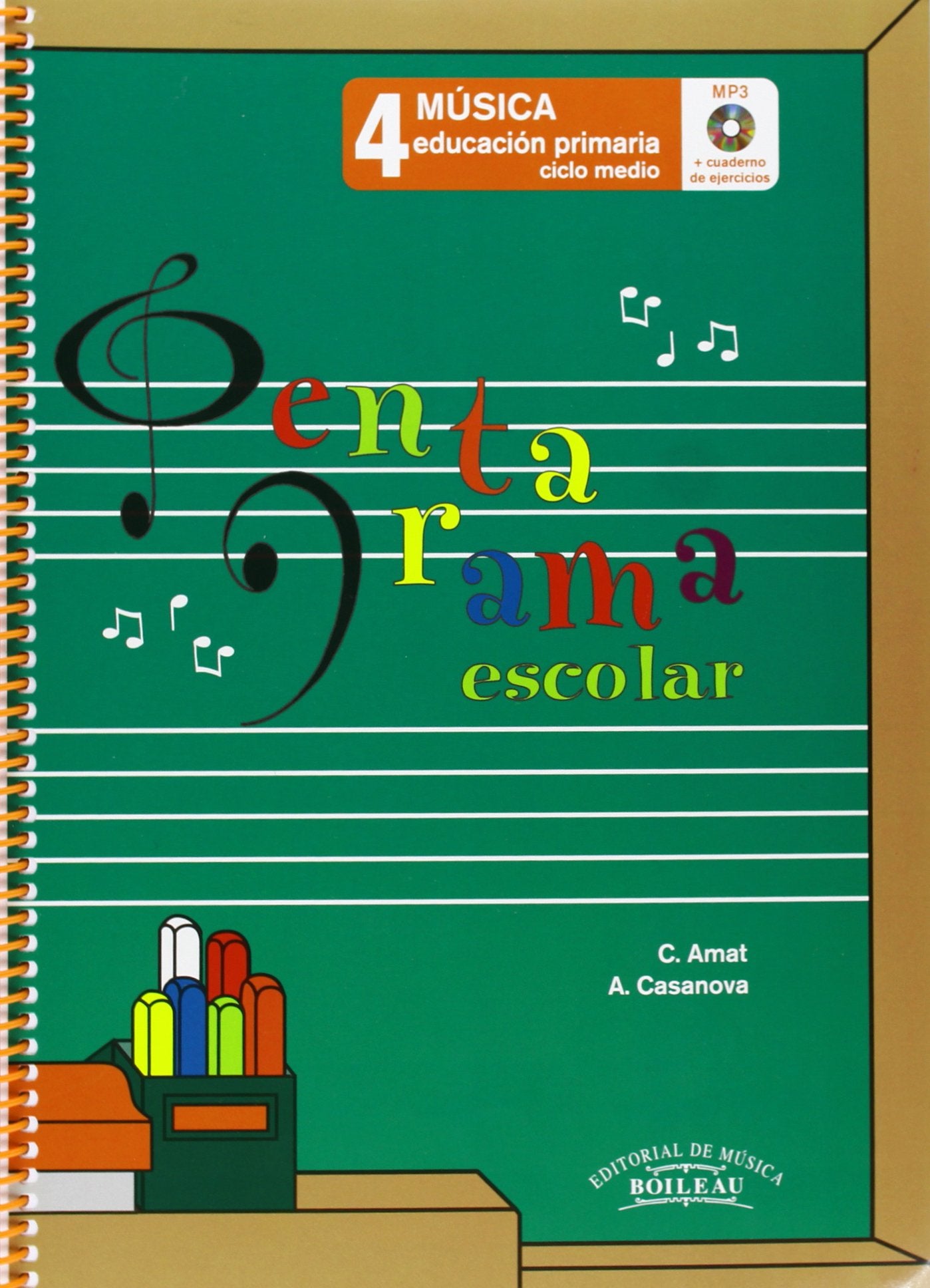 Libro: Pentagrama Escolar Música 4: Educación Primaria. Ciclo Medio