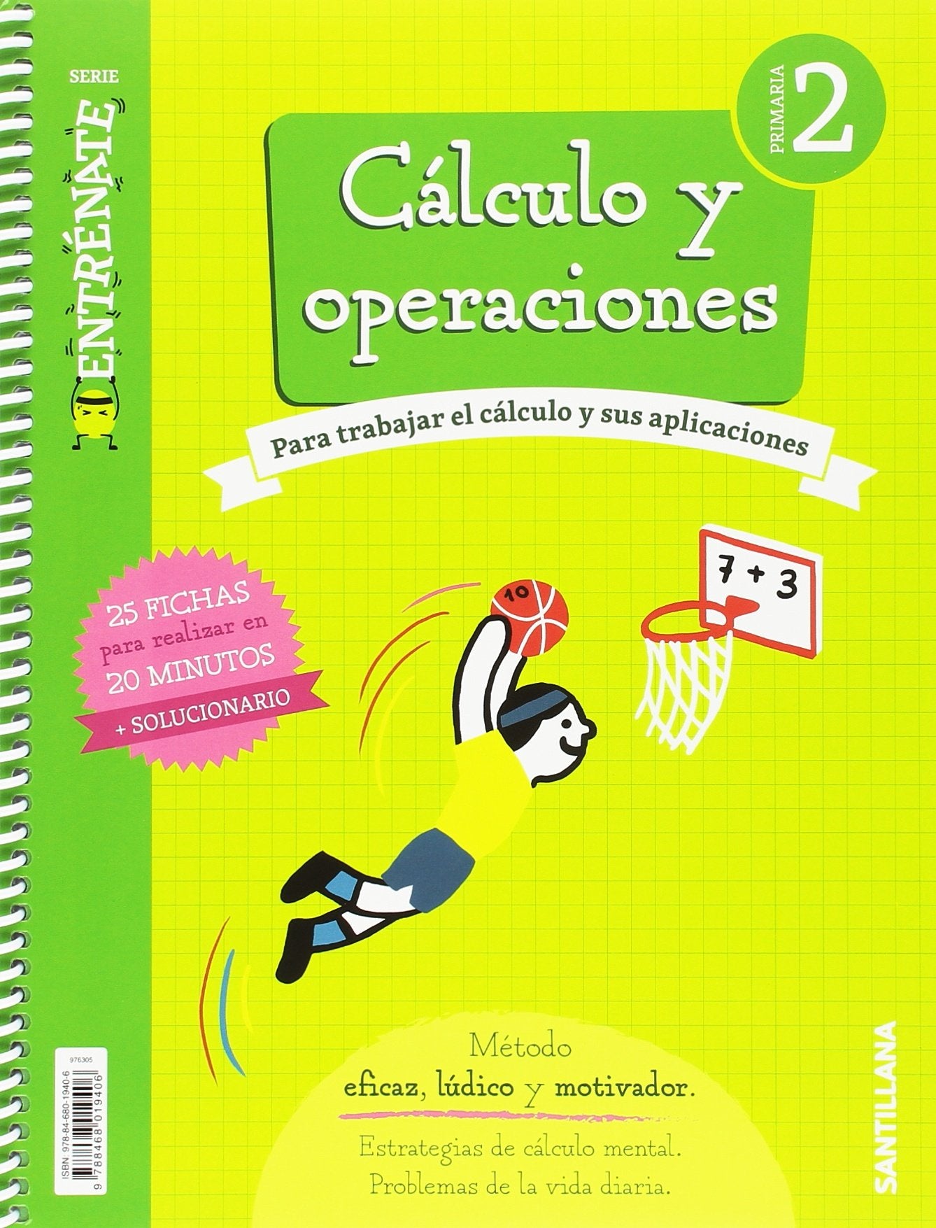 Libro: CUADERNO CALCULO SERIE ENTRENATE 2 PRIMARIA