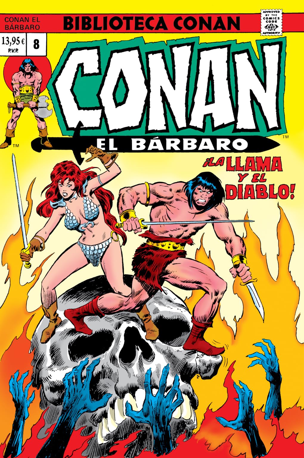 Libro: Biblioteca conan el bárbaro 8. 1974: conan the barbarian 42-45, the savage sword of conan #1 usa