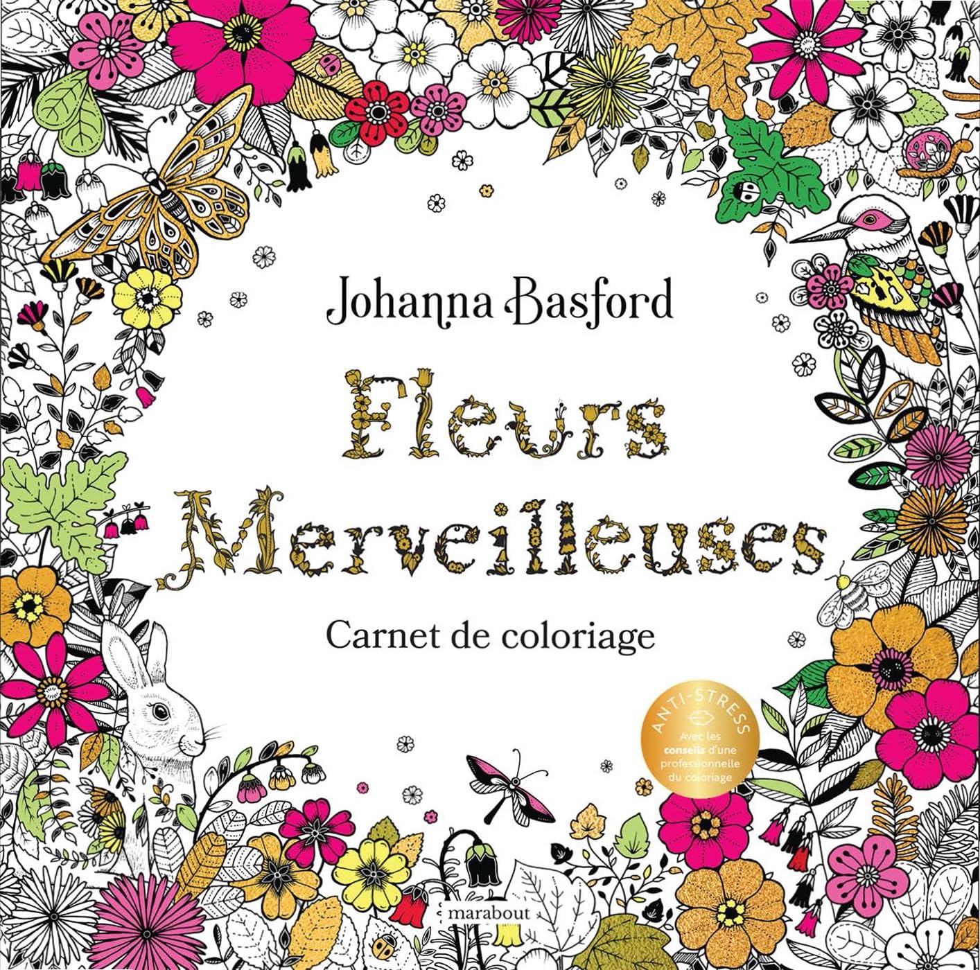 Libro: Fleurs merveilleuses: Carnet de coloriage
