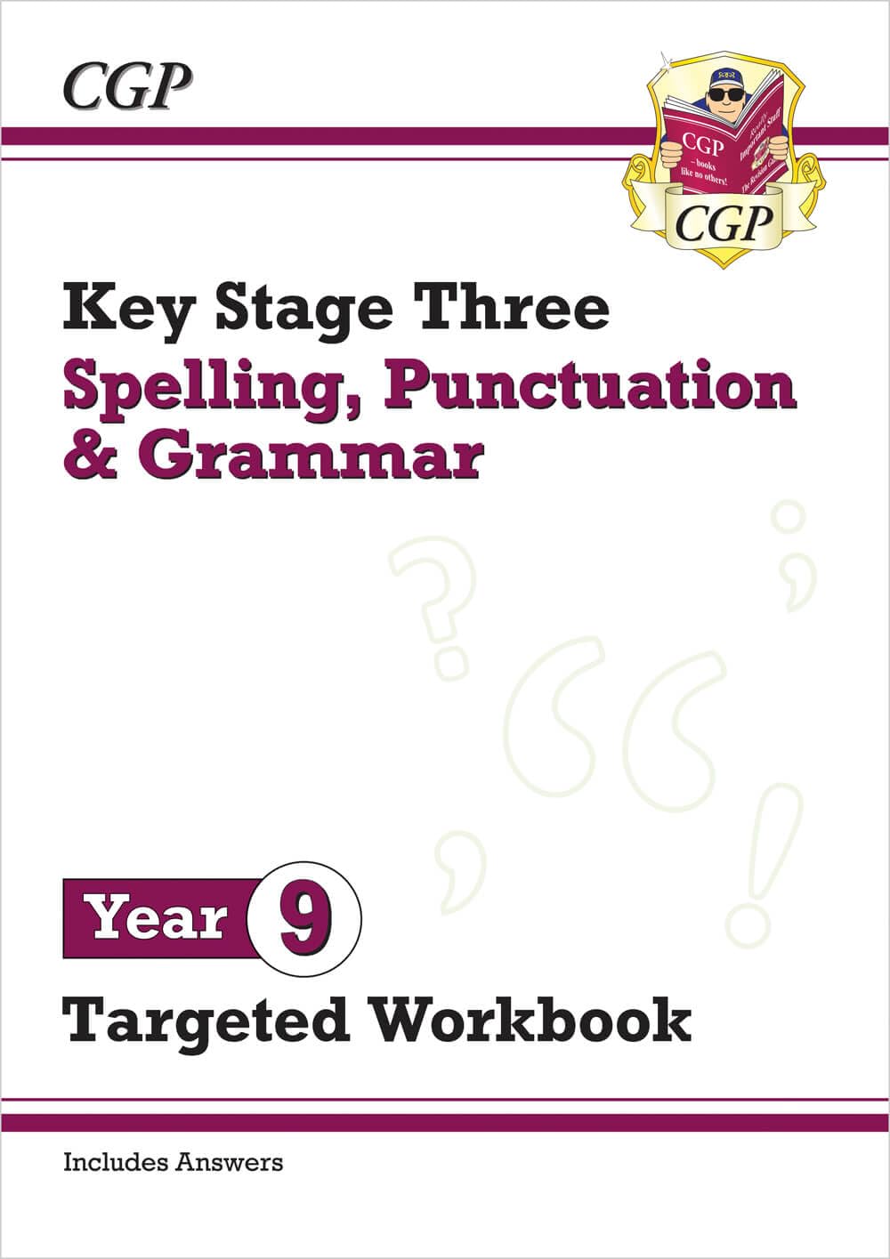 Libro: New KS3 Year 9 Spelling, Punctuation and Grammar Targeted Workbook (with answers) (CGP KS3 Targeted Workbooks)