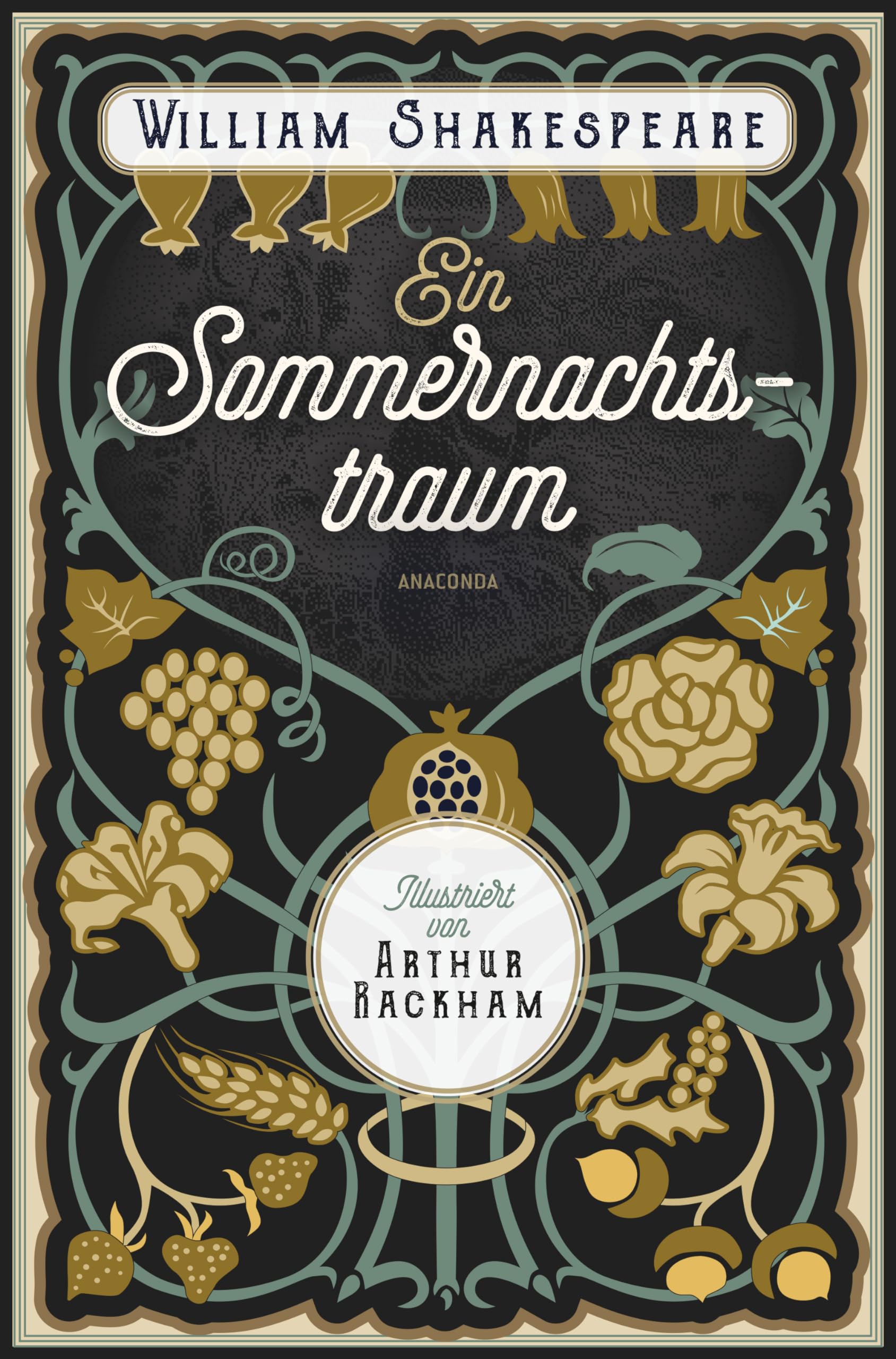 Libro: Ein Sommernachtstraum. Illustriert von Arthur Rackham