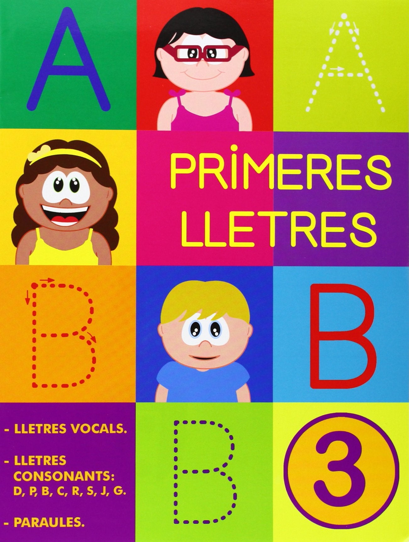 Primeres Lletres 3. Quadern escriptura lletra de PAL infantil.