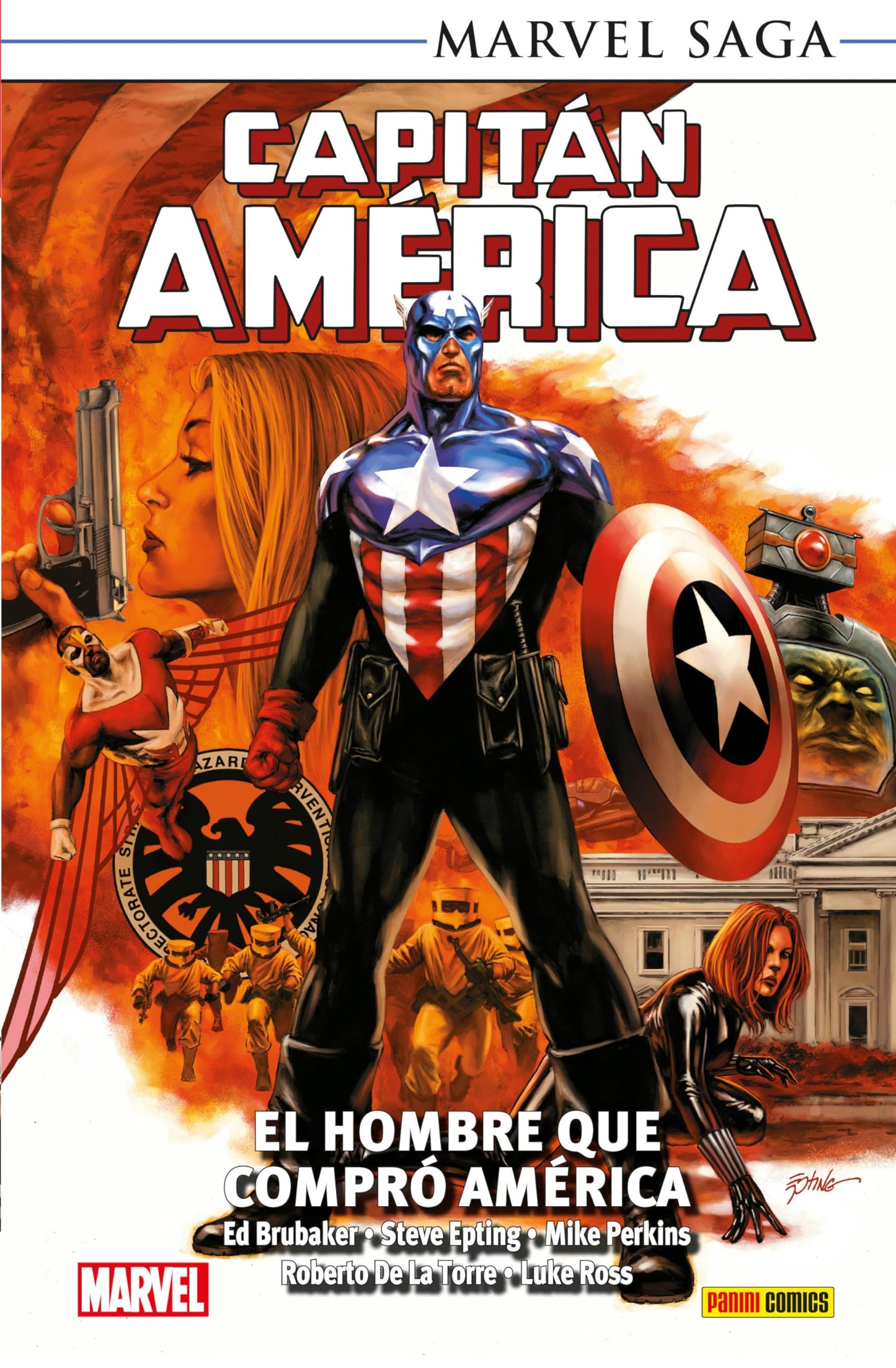 Libro: Marvel saga tpb capitán américa 7. el hombre que compró américa