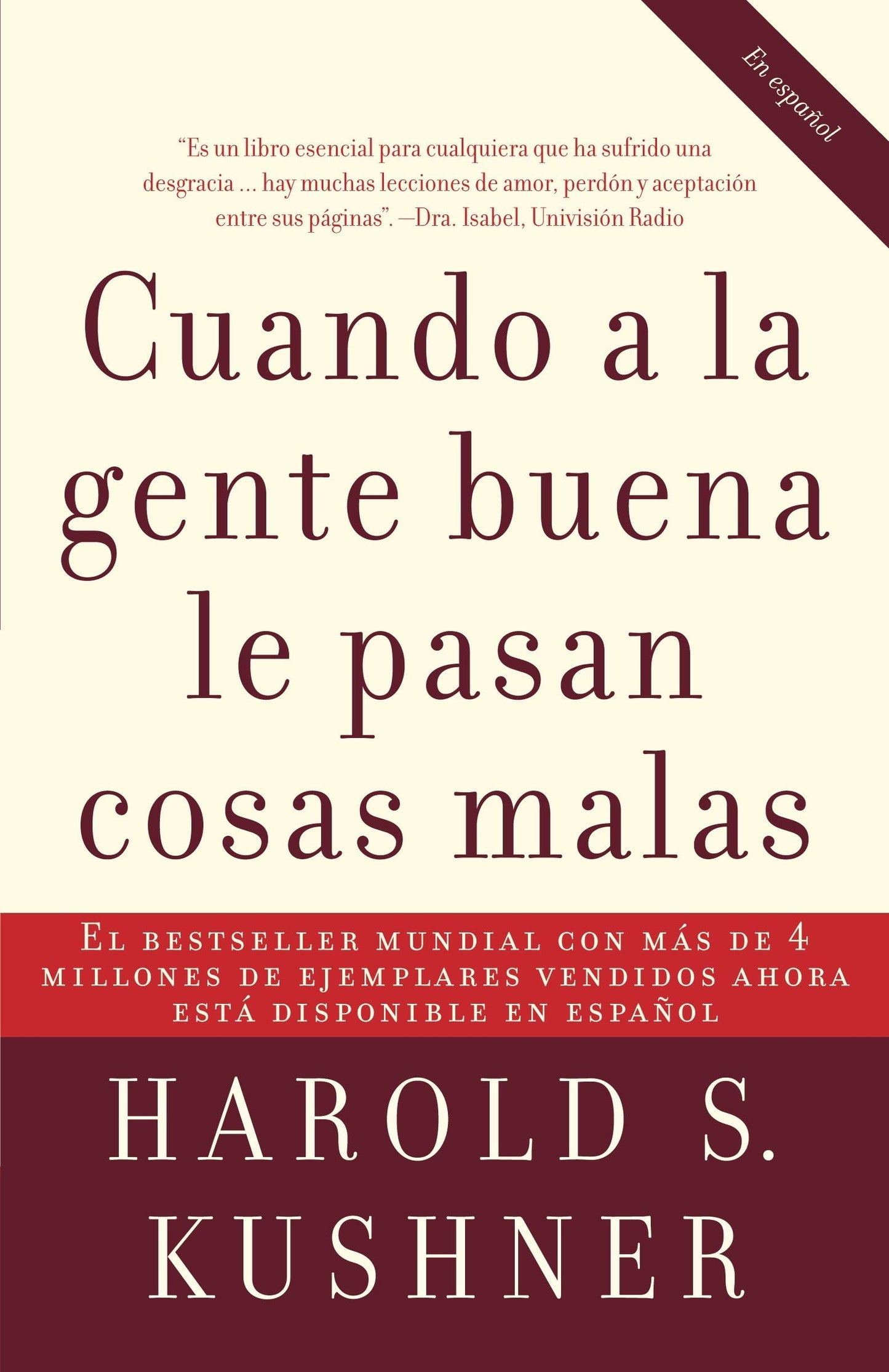 Libro: Cuando a la gente buena le pasan cosas malas / When Bad Things Happen to Good People (Vintage Espanol) (Spanish Edition)