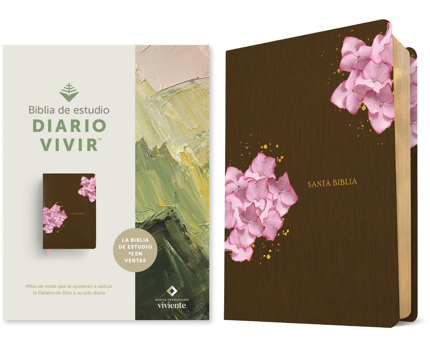 Libro: Biblia de estudio del diario vivir NTV (SentiPiel, Café/Rosa, Letra Roja) (Spanish Edition)