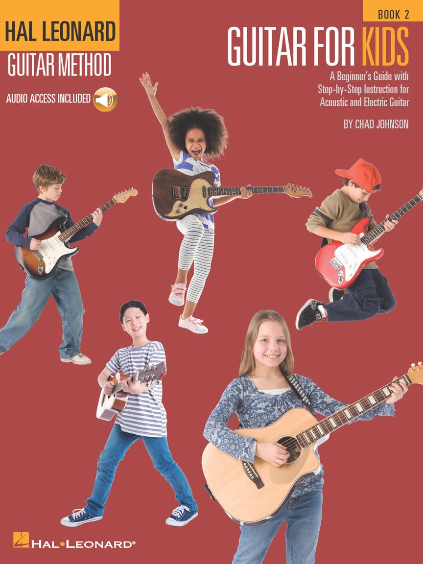 Libro: Guitar for Kids Beginner Guitar Method and Songbook | Fun and Easy Lessons for Acoustic and Electric Guitar | Includes Chords, Strumming, and Popular ... for Play-Along (Hal Leonard Guitar Method)