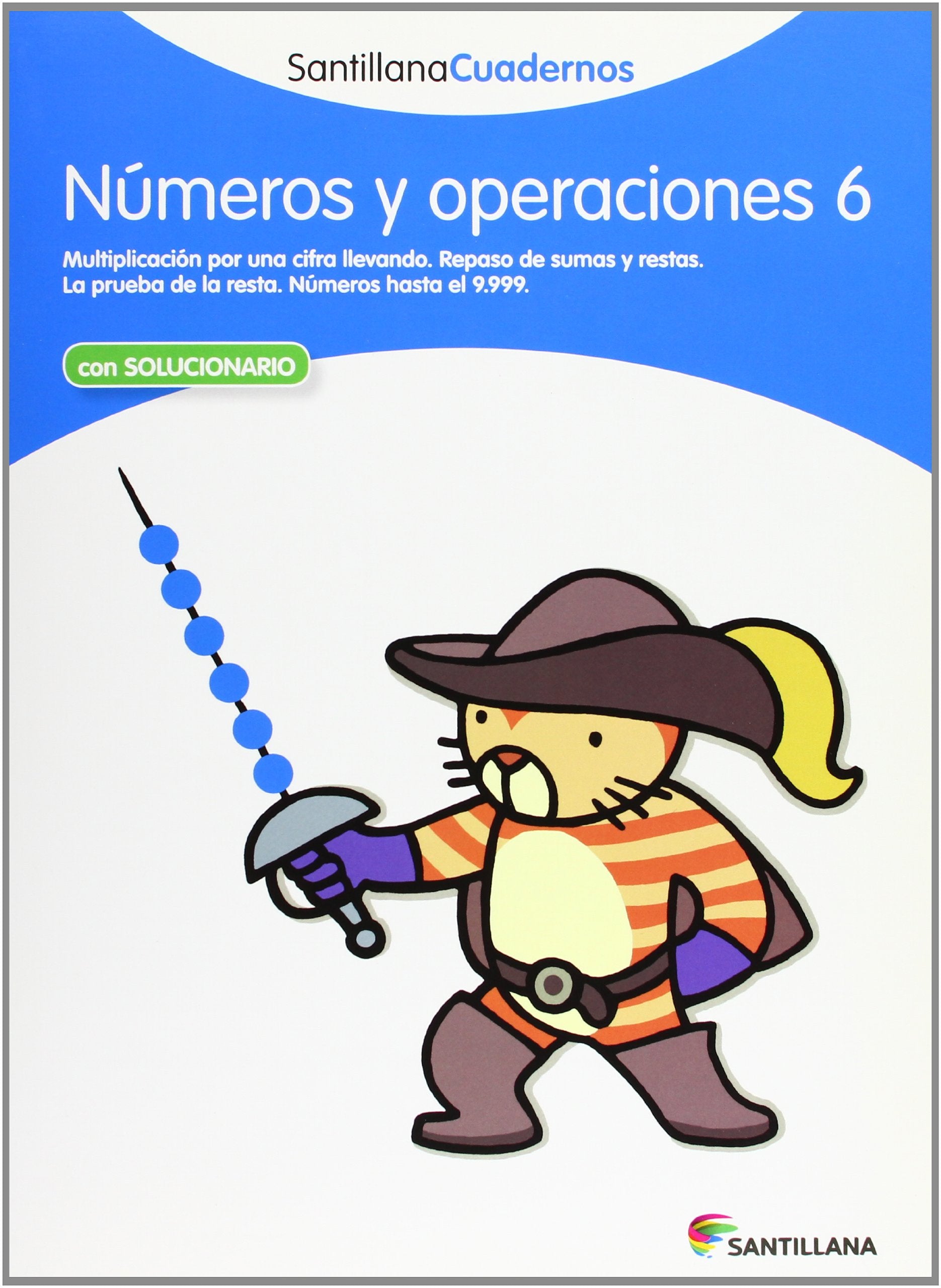 Libro: NUMEROS Y OPERACIONES 6 SANTILLANA CUADERNOS