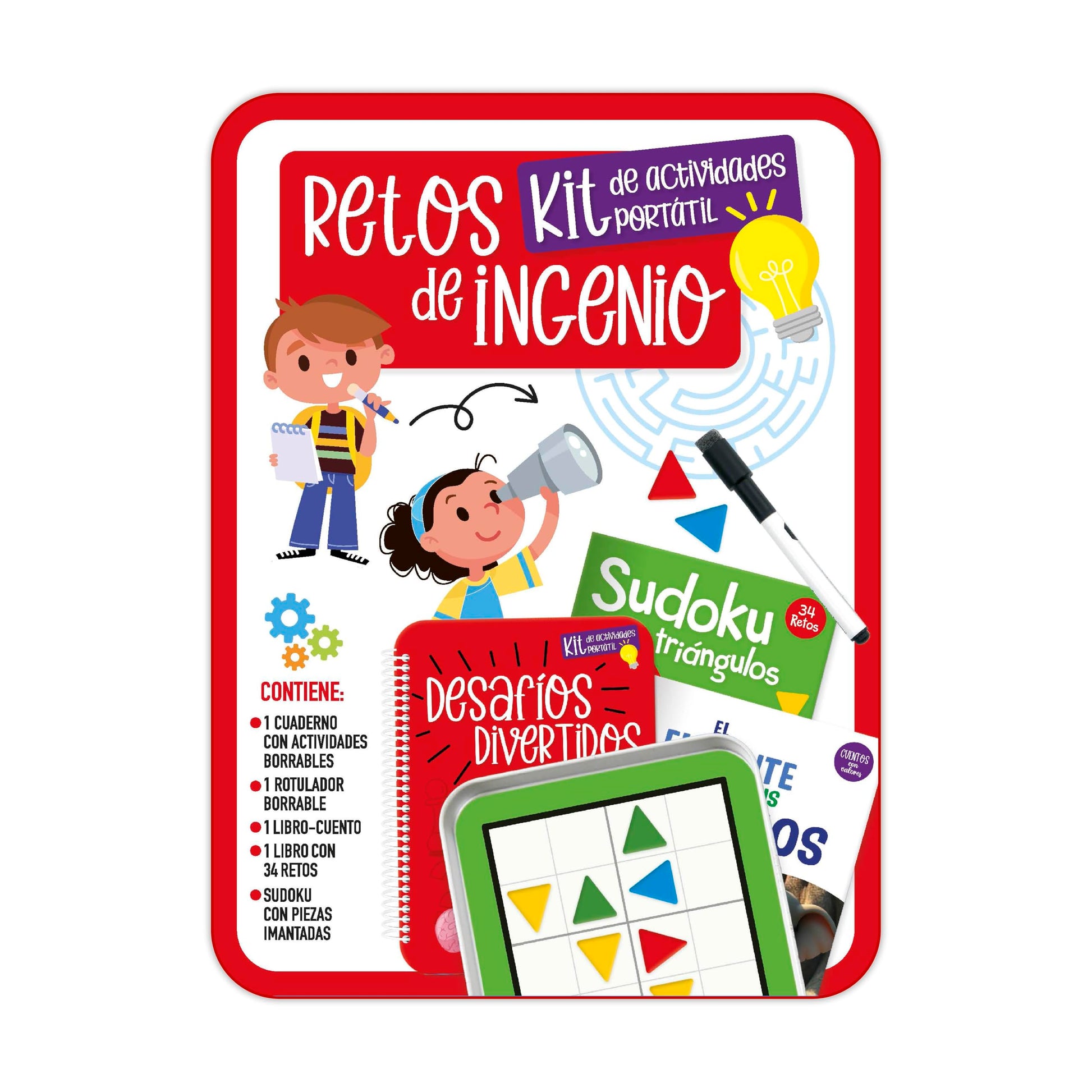 Libro: KIT DE ACTIVIDADES - RETOS DE INGENIO