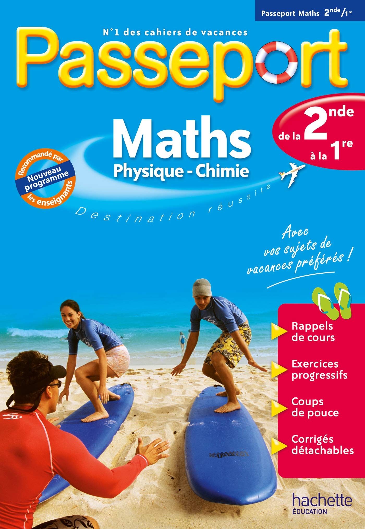 Libro: Passeport - Maths / Physique-Chimie - De la 2de à la 1re - Cahier de vacances 2026