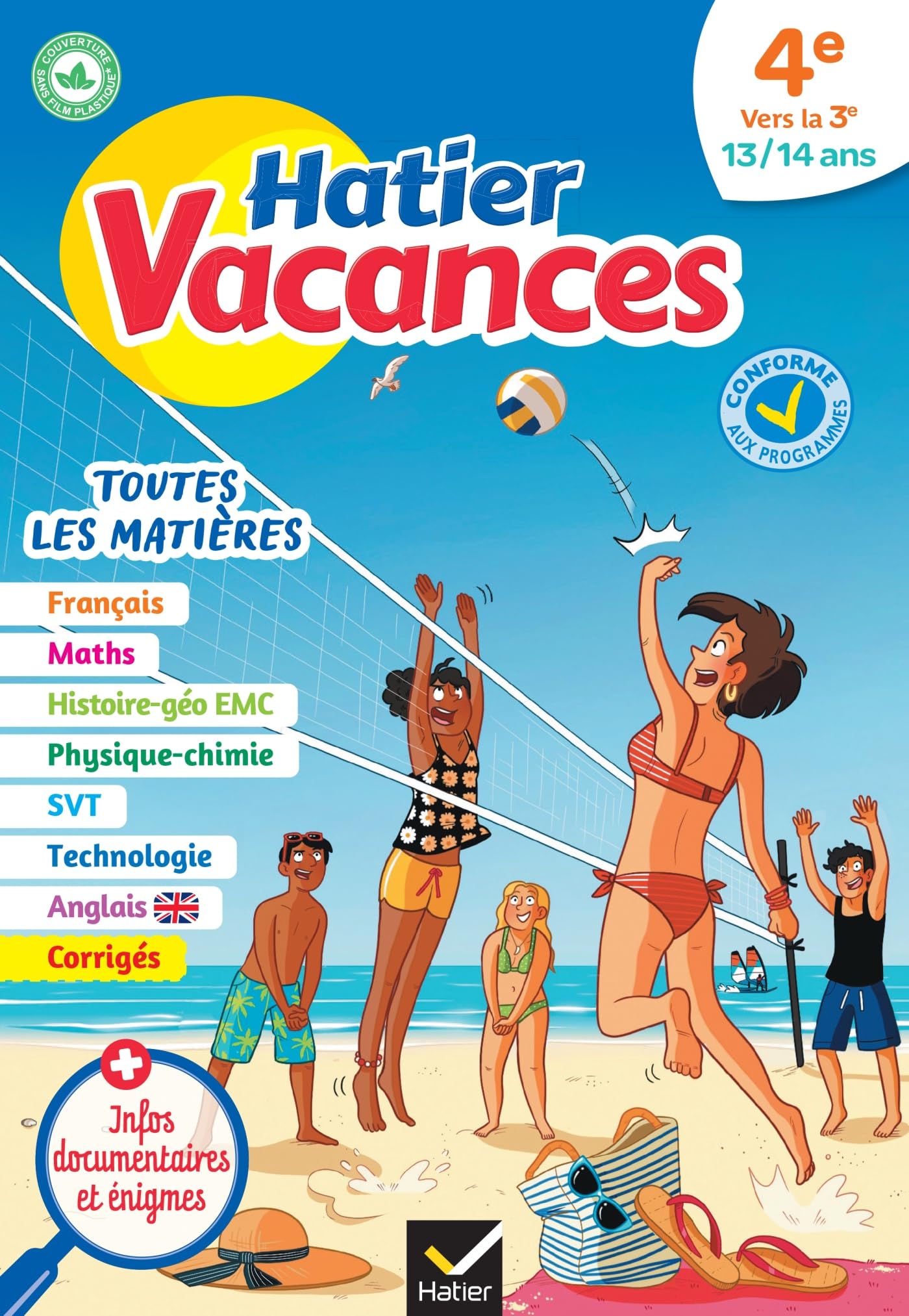 Hatier vacances de la 4e vers la 3e: Toutes les matières