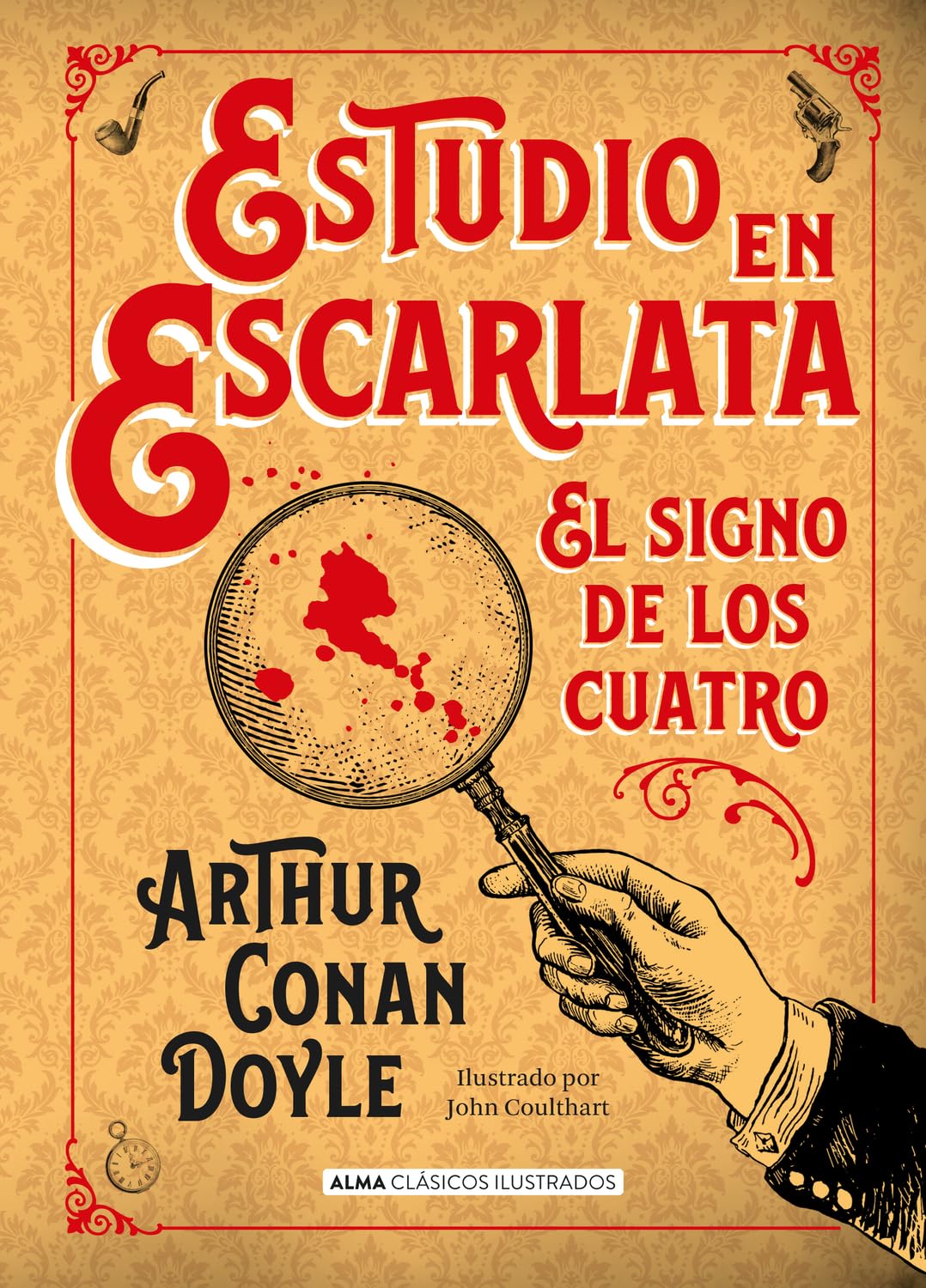 Libro: Estudio en Escarlata: El signo de los cuatro (Clásicos ilustrados) (Spanish Edition)