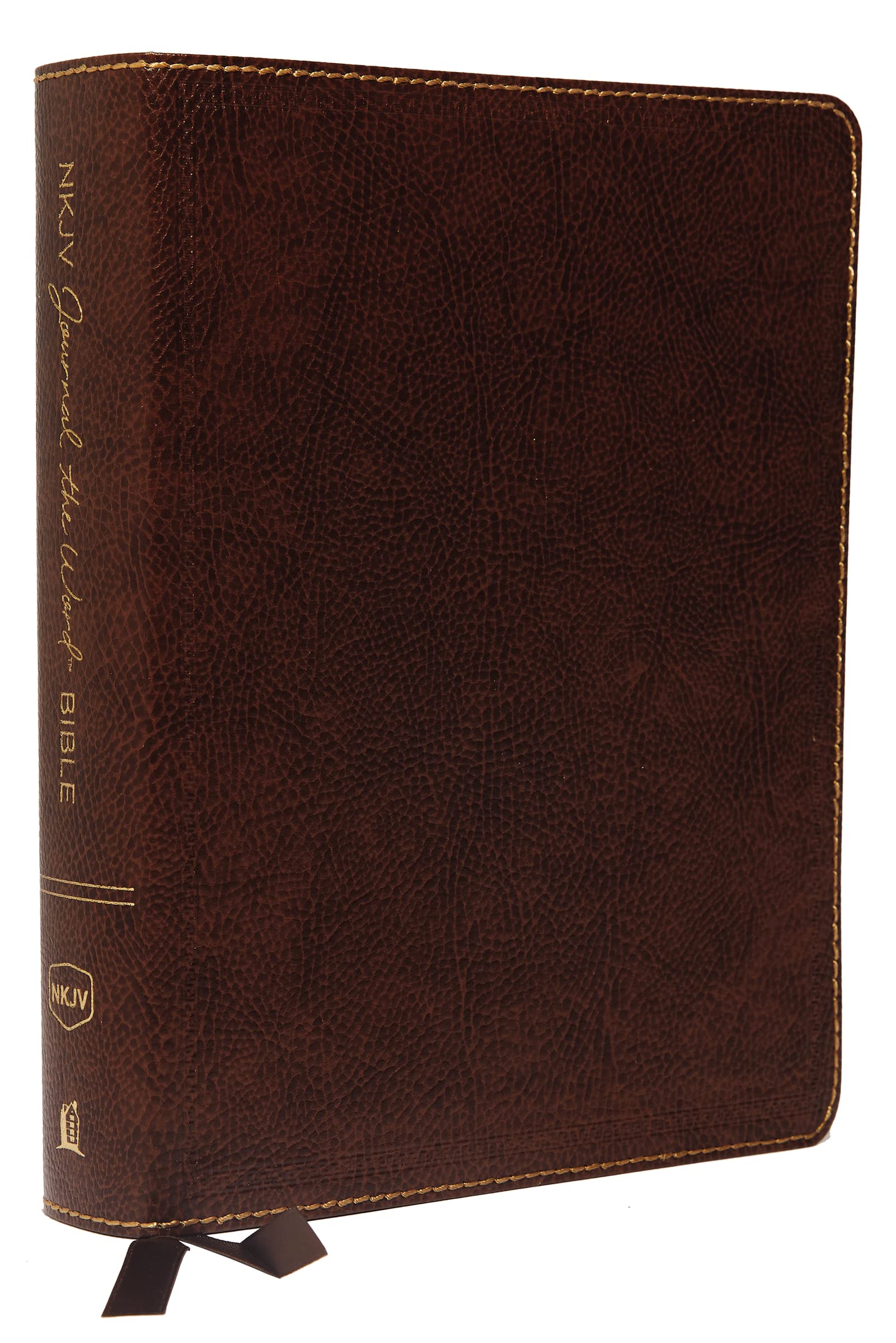 Libro: NKJV, Journal the Word Bible, Large Print, Bonded Leather, Brown, Red Letter Edition: Reflect, Journal, or Create Art Next to Your Favorite Verses