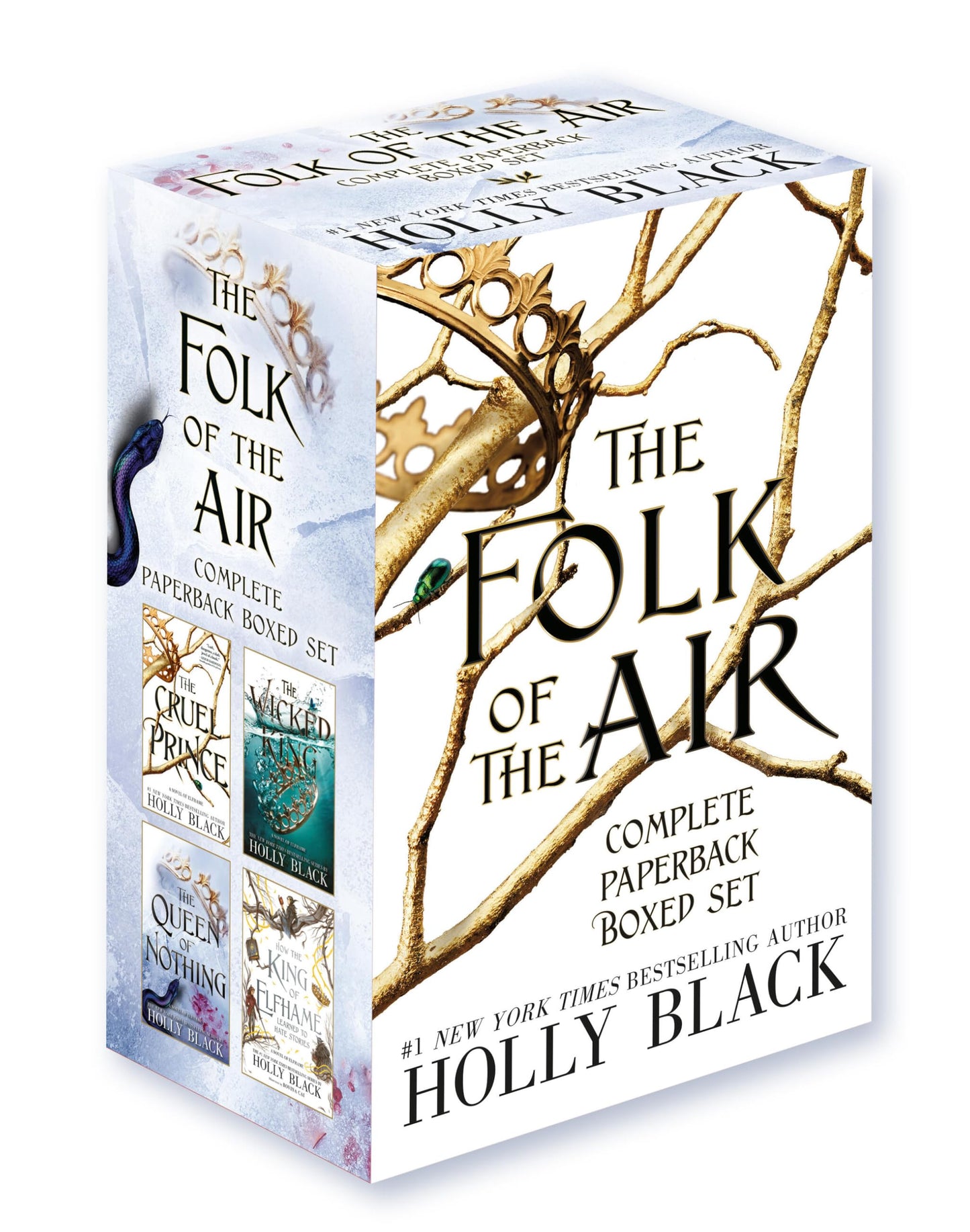 The Folk of the Air Complete Paperback Boxed Set: The Cruel Prince / the Wicked King / the Queen of Nothing / How the King of Elfhame Learned to Hate Stories: 1-4