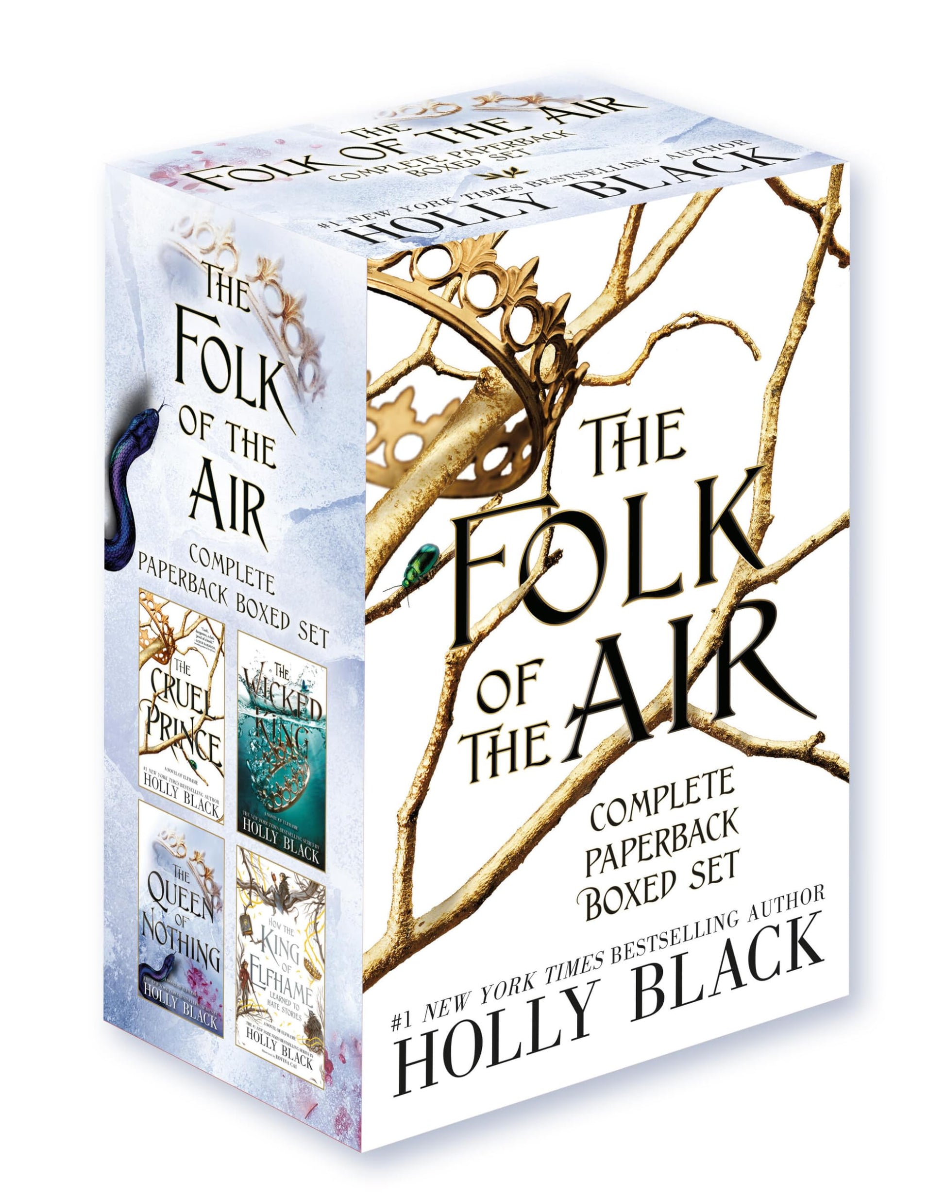 The Folk of the Air Complete Paperback Boxed Set: The Cruel Prince / the Wicked King / the Queen of Nothing / How the King of Elfhame Learned to Hate Stories: 1-4