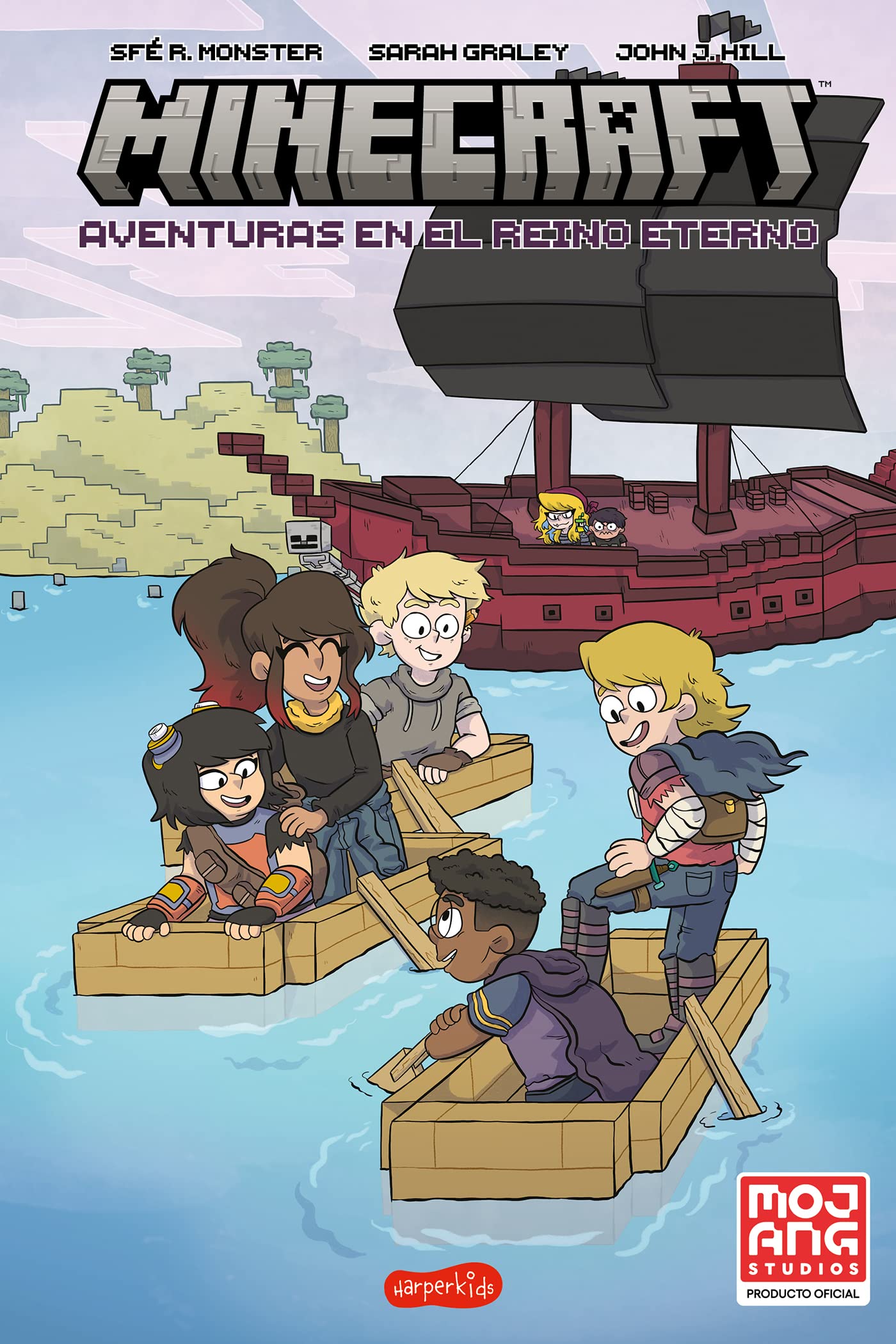 Libro: Minecraft oficial: Aventuras en el Reino Eterno (cómic): (Official Minecraft: Adventures in the Eternal Realm (Comic Book) - Spanish Edition) (HarperKids)