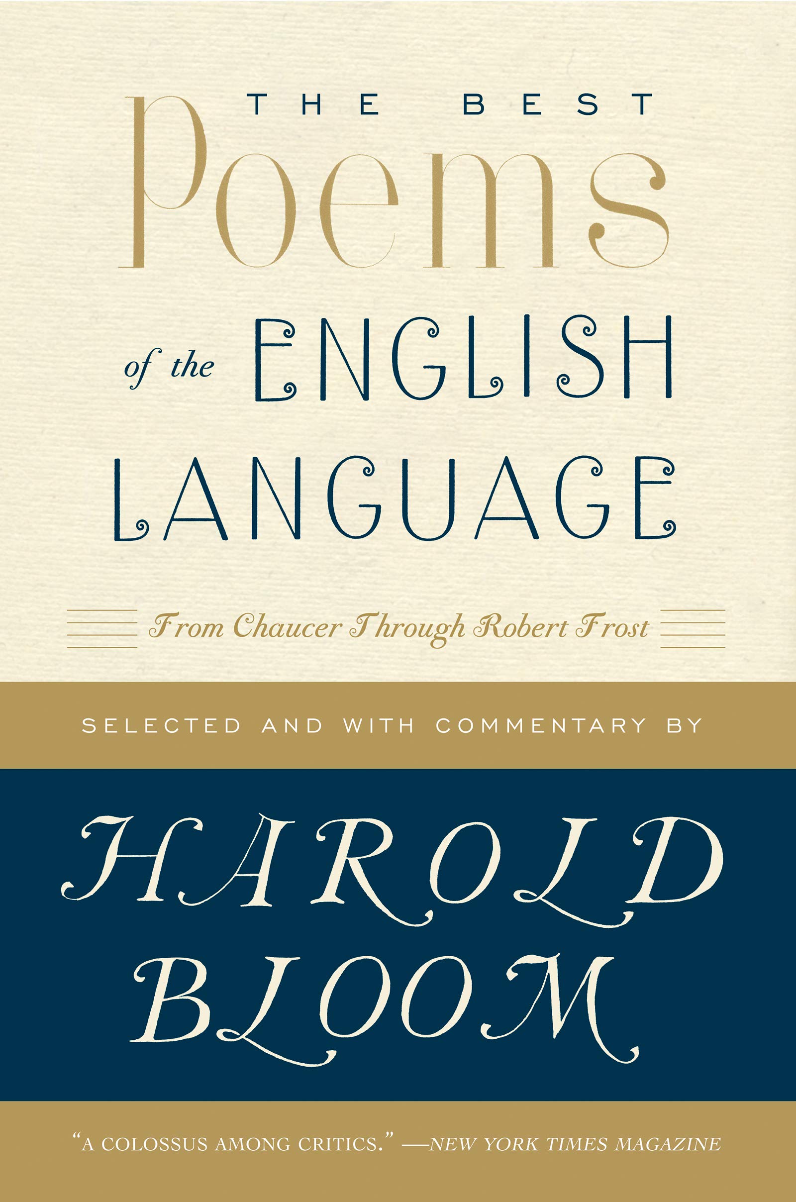 Libro: The Best Poems of the English Language: From Chaucer Through Robert Frost