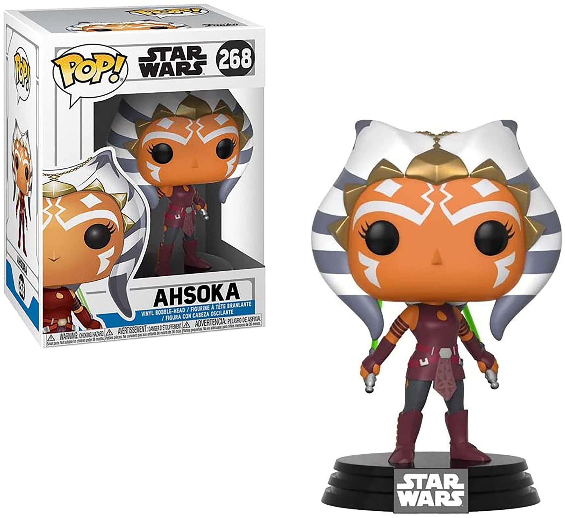 Funko Pop!: Star Wars: Clone Wars: Ahsoka Tano - Collectible Figura de Vinilo