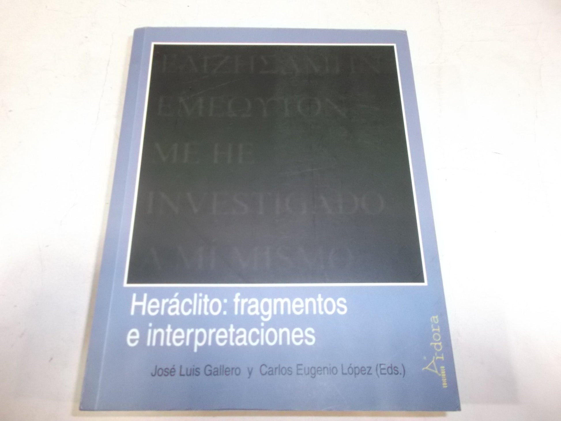 Libro: Heráclito: fragmentos e interpretaciones