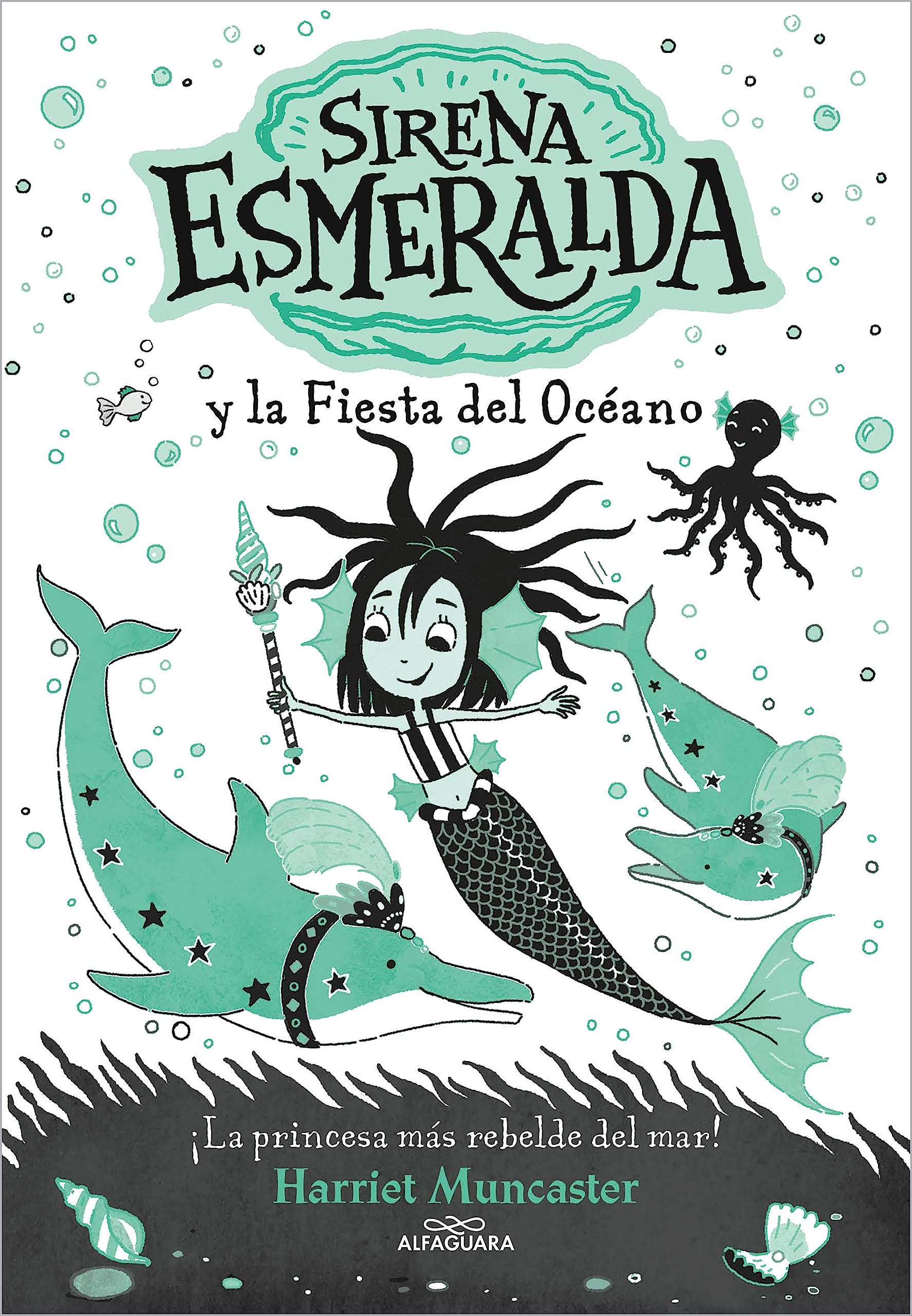 La sirena Esmeralda 1 - Sirena Esmeralda y la fiesta del océano: ¡Un libro mágico del universo de Isadora Moon con purpurina en la cubierta! (Harriet Muncaster)