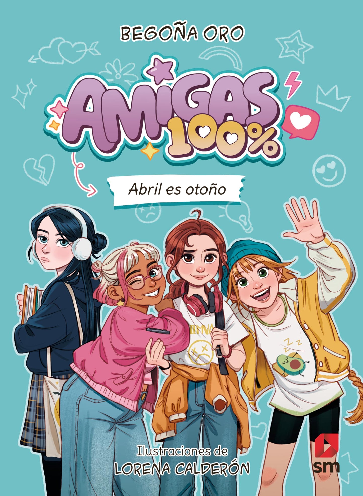 Libro: Amigas 100 %. Abril es otoño: 1
