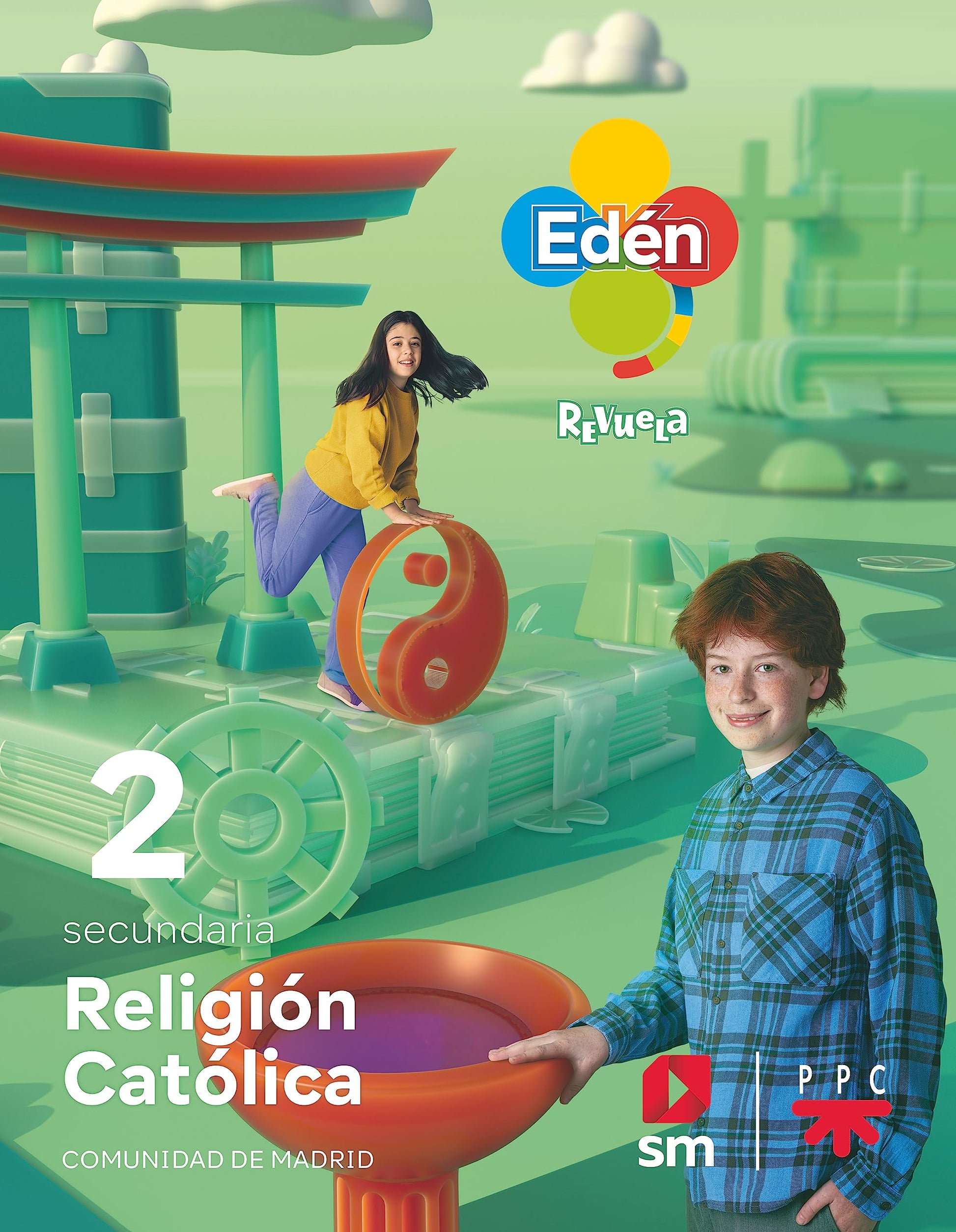 Libro: Religión católica. 2 Secundaria. Edén. Revuela. Comunidad de Madrid