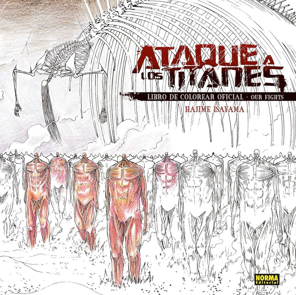 Libro: ATAQUE A LOS TITANES. LIBRO DE COLOREAR OFICIAL 01: 1