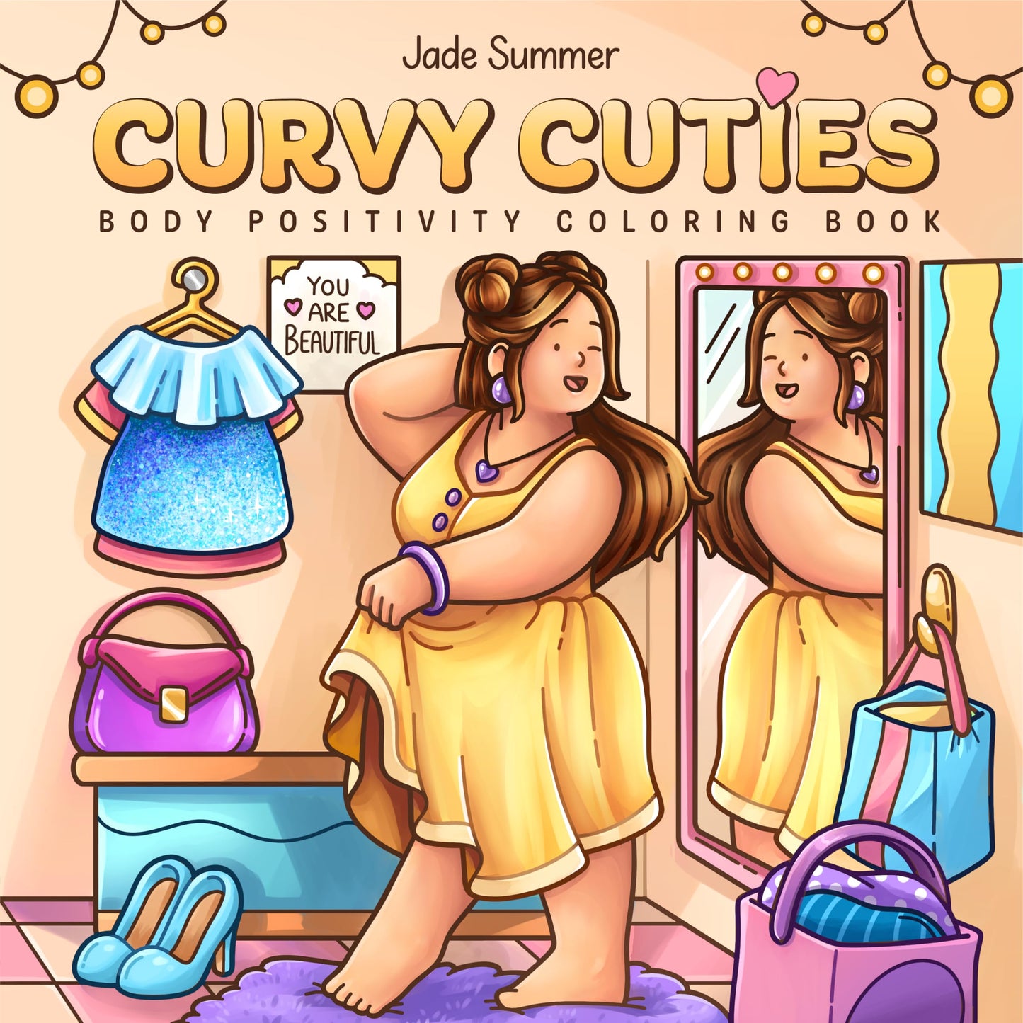 Libro: Curvy Cuties: A Body Positivity Coloring Book for Women and Teen Girls with Cozy Moments of Self-Love, Confidence, Self-Care, and Relaxation