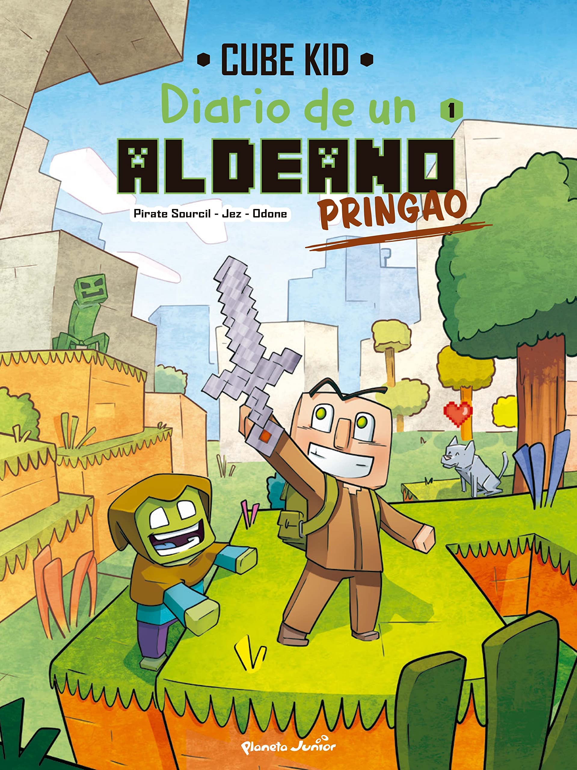 Minecraft. Diario de un aldeano pringao. Cómic 1: Un nuevo guerrero