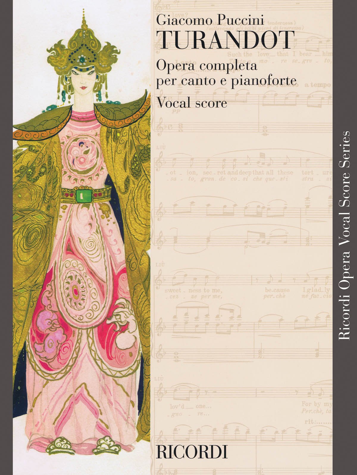 Libro: Turandot: Vocal Score
