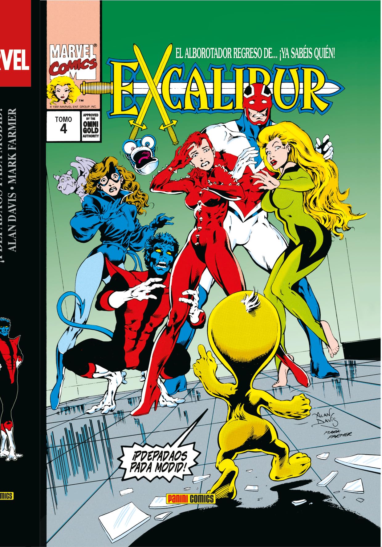 Libro: Marvel gold omnibus excalibur 4. ¡pdepadaos pada modid!
