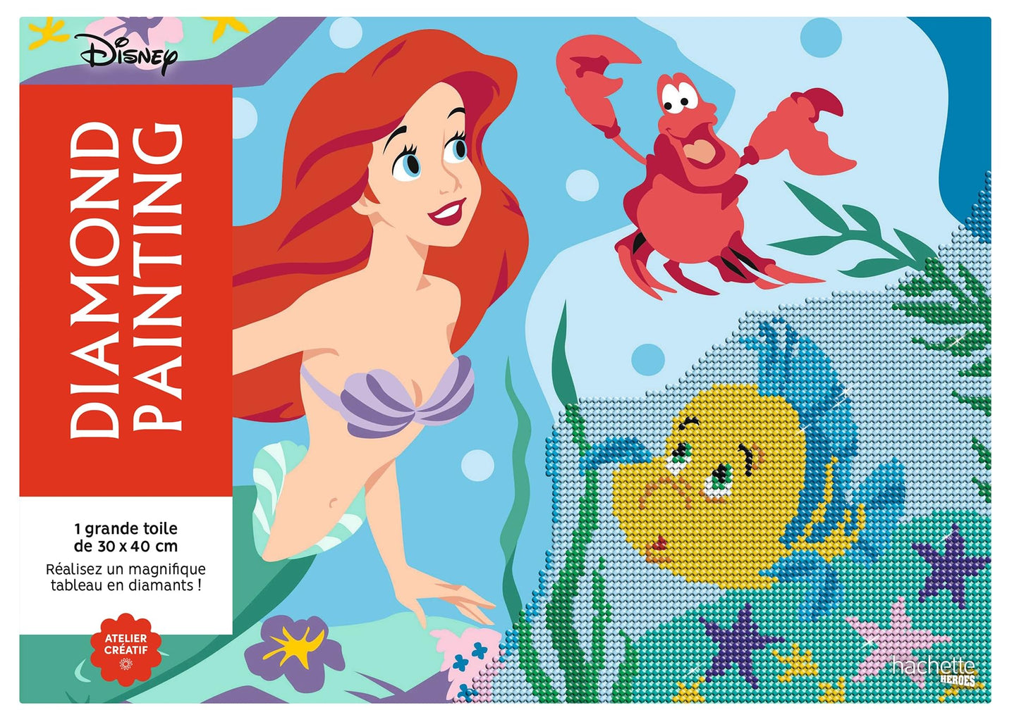 Libro: Diamond Painting La Petite Sirène: Réalisez un magnifique tableau en diamants !