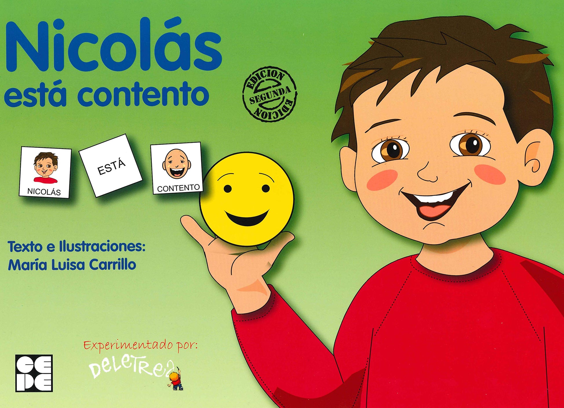 Libro: Pictogramas: Nicolás está contento: 24 (Pictogramas: lecturas fáciles para niños con dificultades)