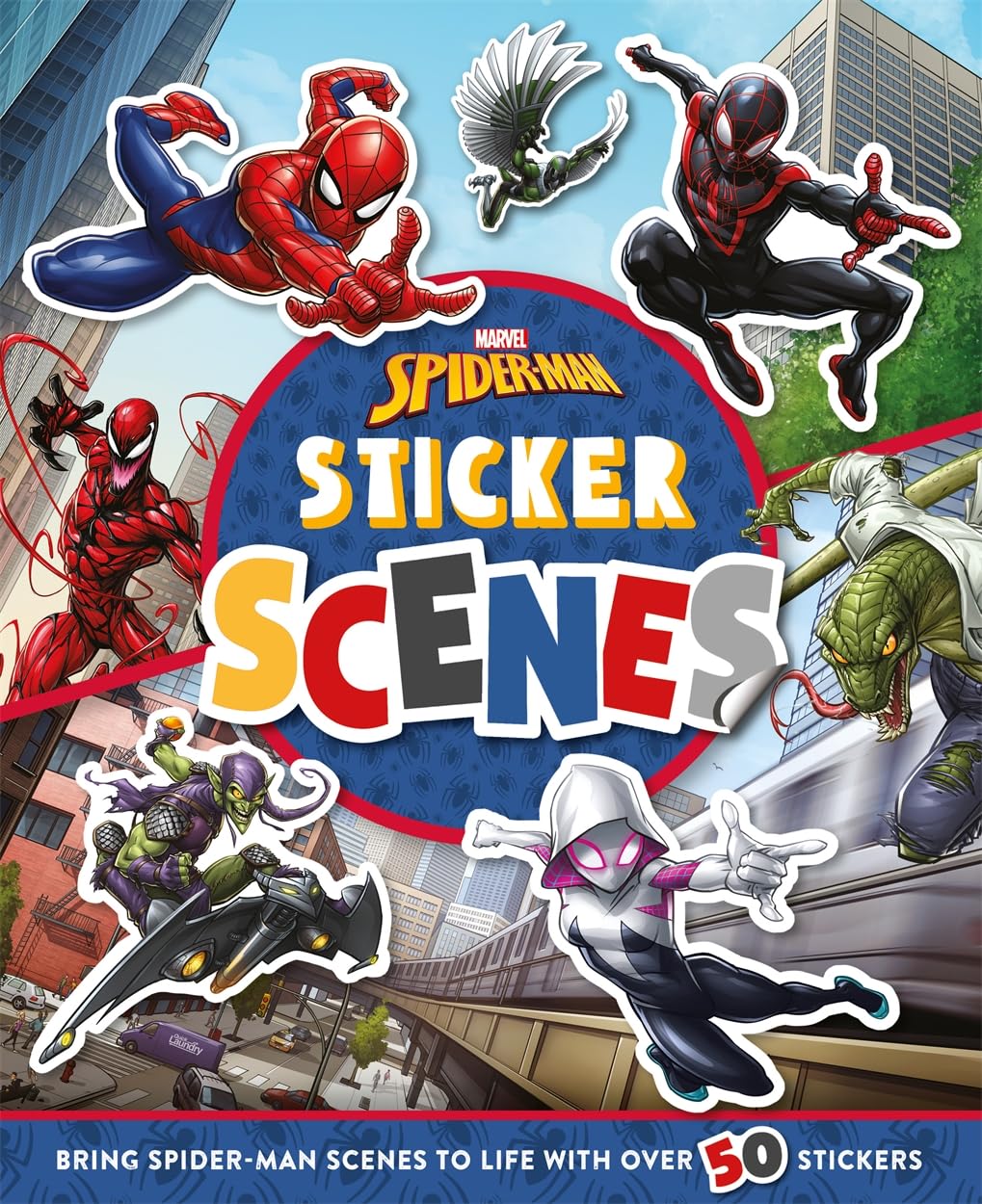 Libro: Autumn Publishing Marvel Spider-Man Sticker Scenes (With over 50 stickers!).