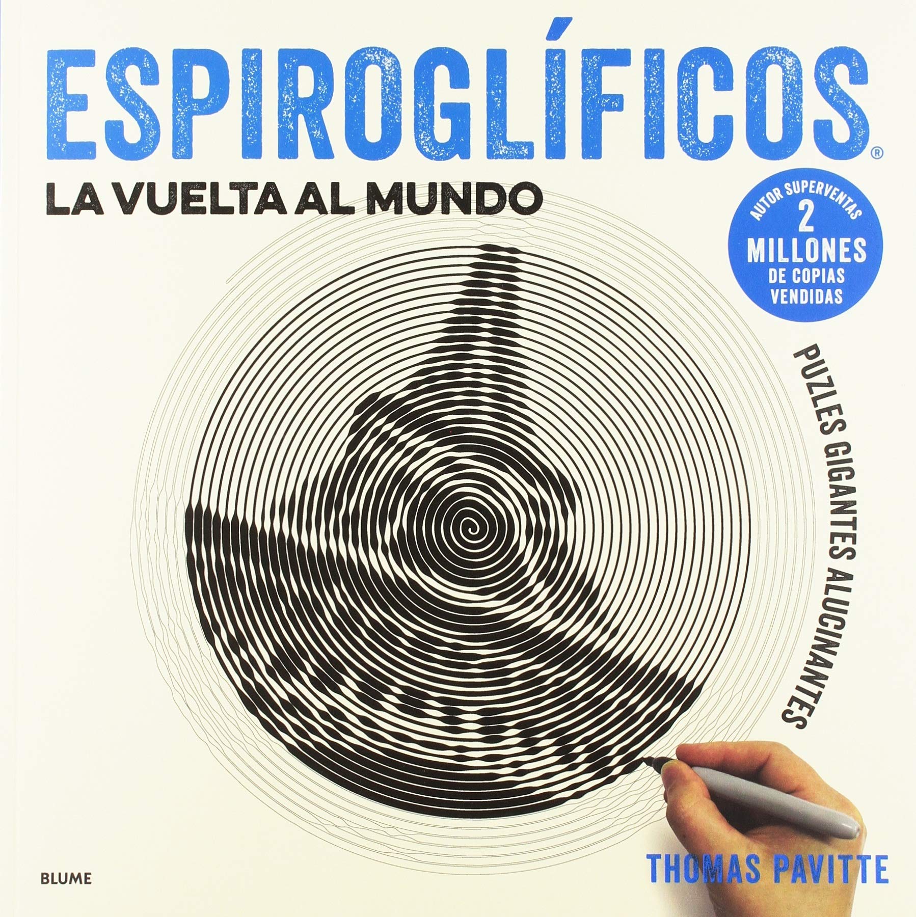 Libro: Espiroglíficos. La vuelta al mundo: Puzles gigantes alucinantes
