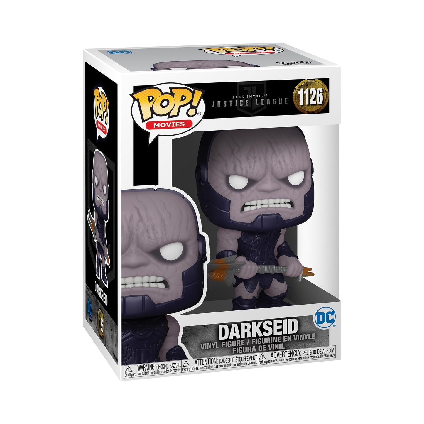 Funko POP DC: Justice League The Snyder Cut - Darkseid, 3.75 Pulgadas, Multicolor