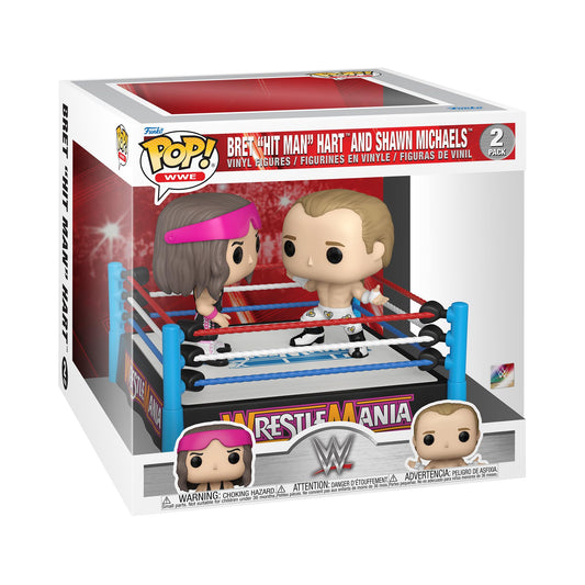 Funko Pop Moments: WWE - Bret Hart Hit Man Hart and Shawn Michaels