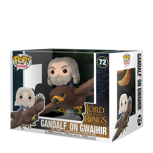 Funko 40869 POP Rides: Lord of The Rings-Gwaihir with Gandalf Hobbit Collectible Figura, Multicolour