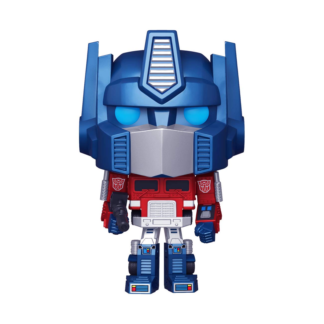 Funko Pop! Retro Toys: Transformers - Metálico Optimus Prime Exclusivo Amazon