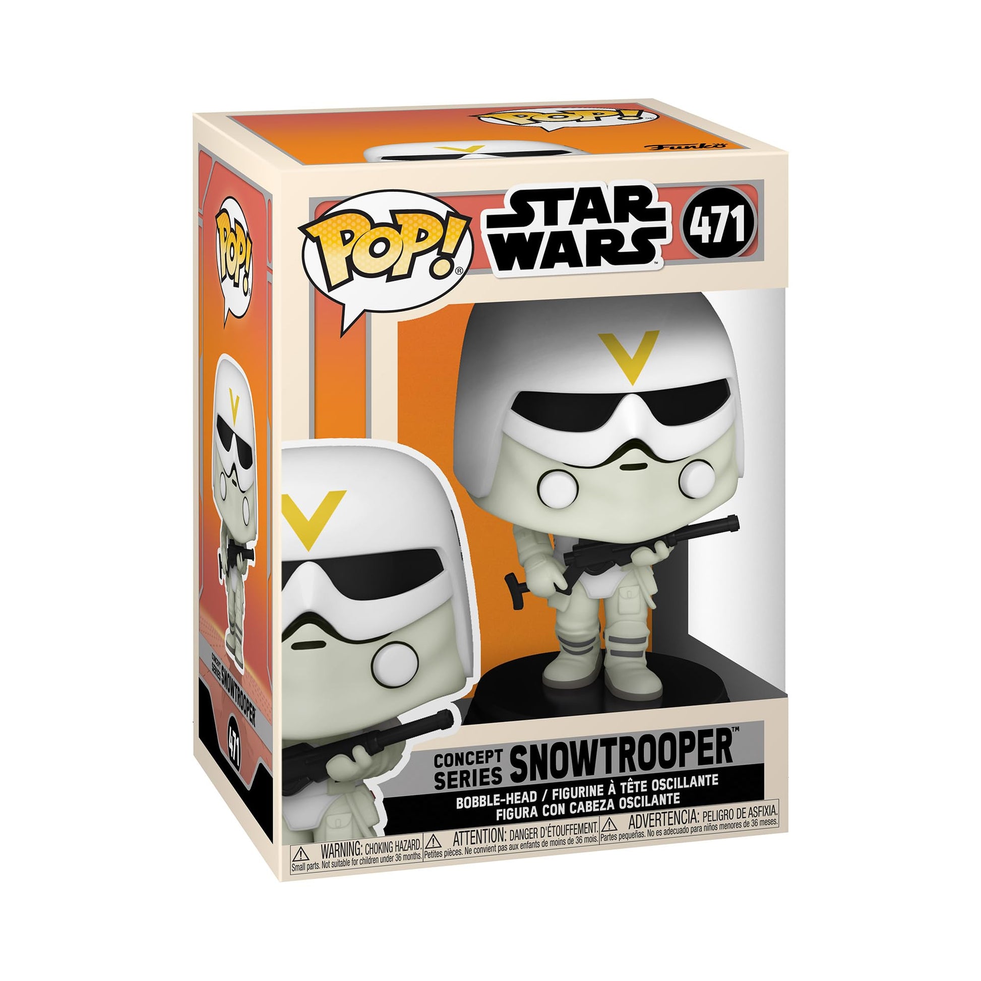Funko POP Star Wars: Concept Series - Snowtrooper,Multicolor,3.75 Pulgadas