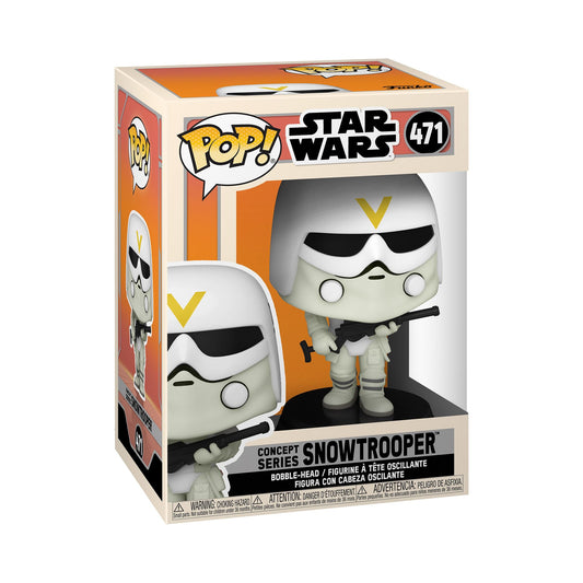 Funko POP Star Wars: Concept Series - Snowtrooper,Multicolor,3.75 Pulgadas