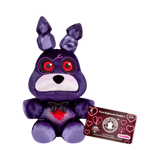 Funko Plush: Five Nights at Freddy's (FNAF) - Blkheart Bonnie The Rabbit - (CL 7") - Coleccionable Soft Toy - Birthday Gift Idea