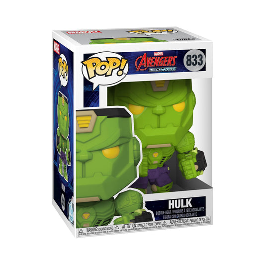 Funko POP Pop! Marvel: Marvel Mech - Hulk Multicolor, 3.75 Pulgadas